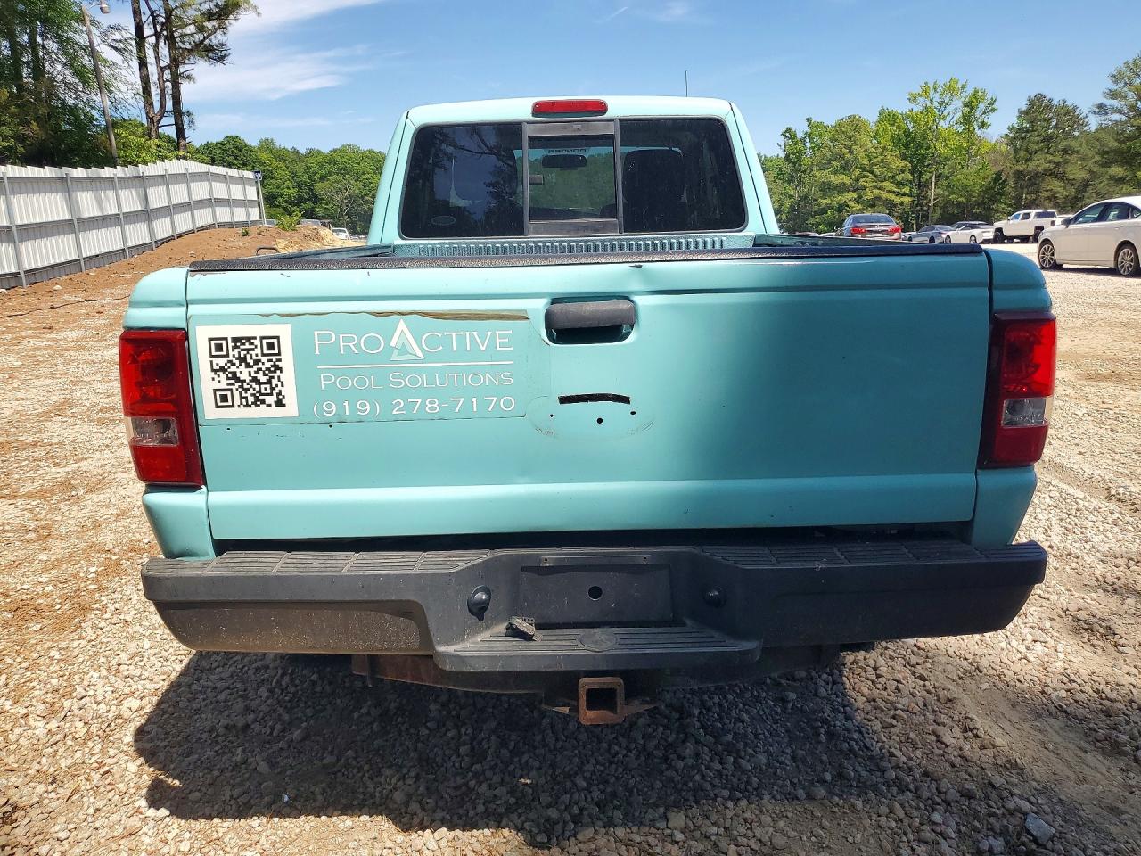 2011 Ford Ranger Super Cab Blue vin: 1FTKR4EE0BPA83224