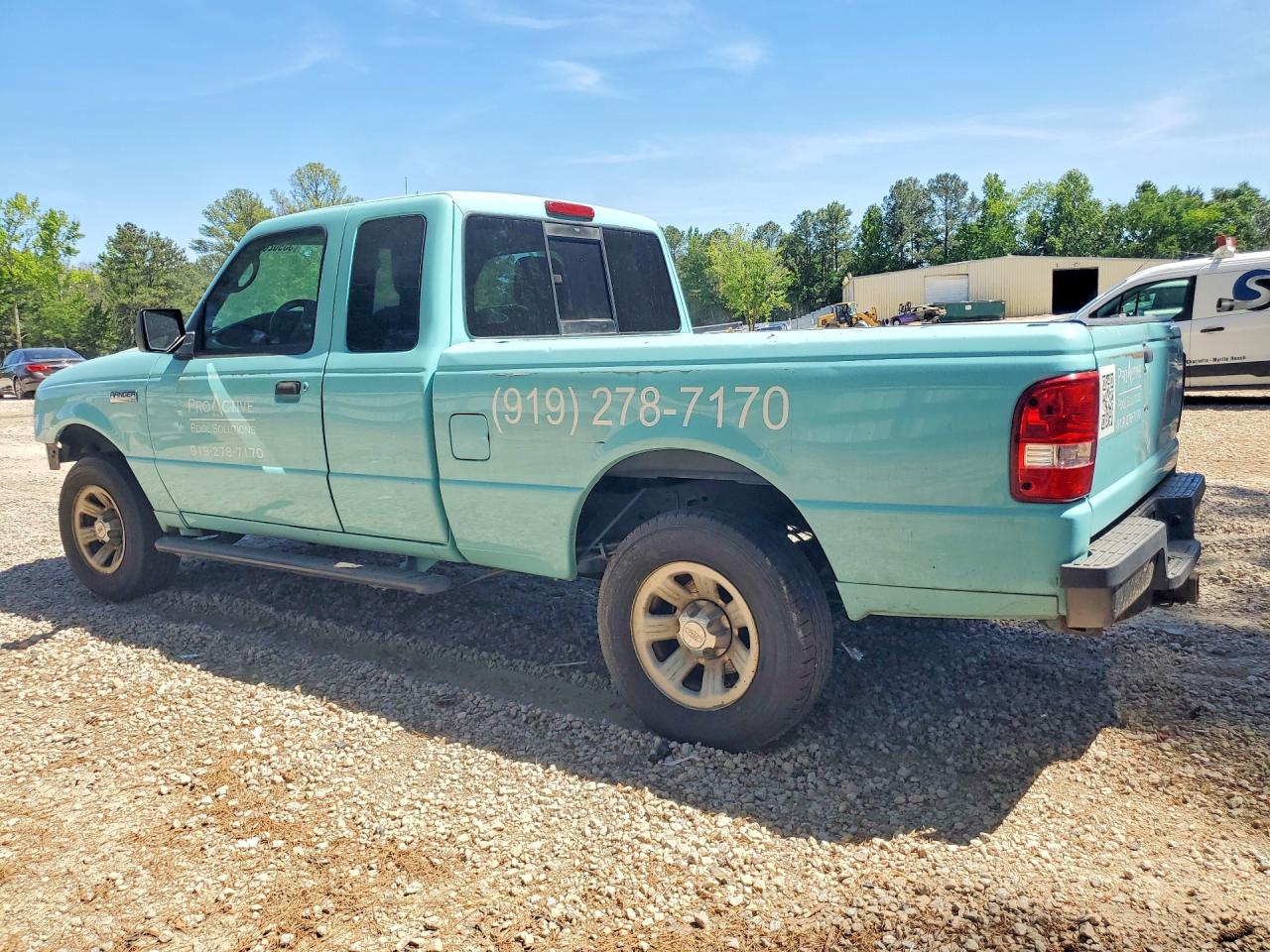 2011 Ford Ranger Super Cab Blue vin: 1FTKR4EE0BPA83224