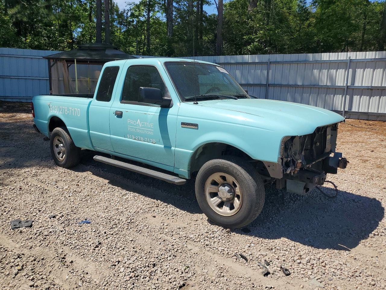 2011 Ford Ranger Super Cab Blue vin: 1FTKR4EE0BPA83224