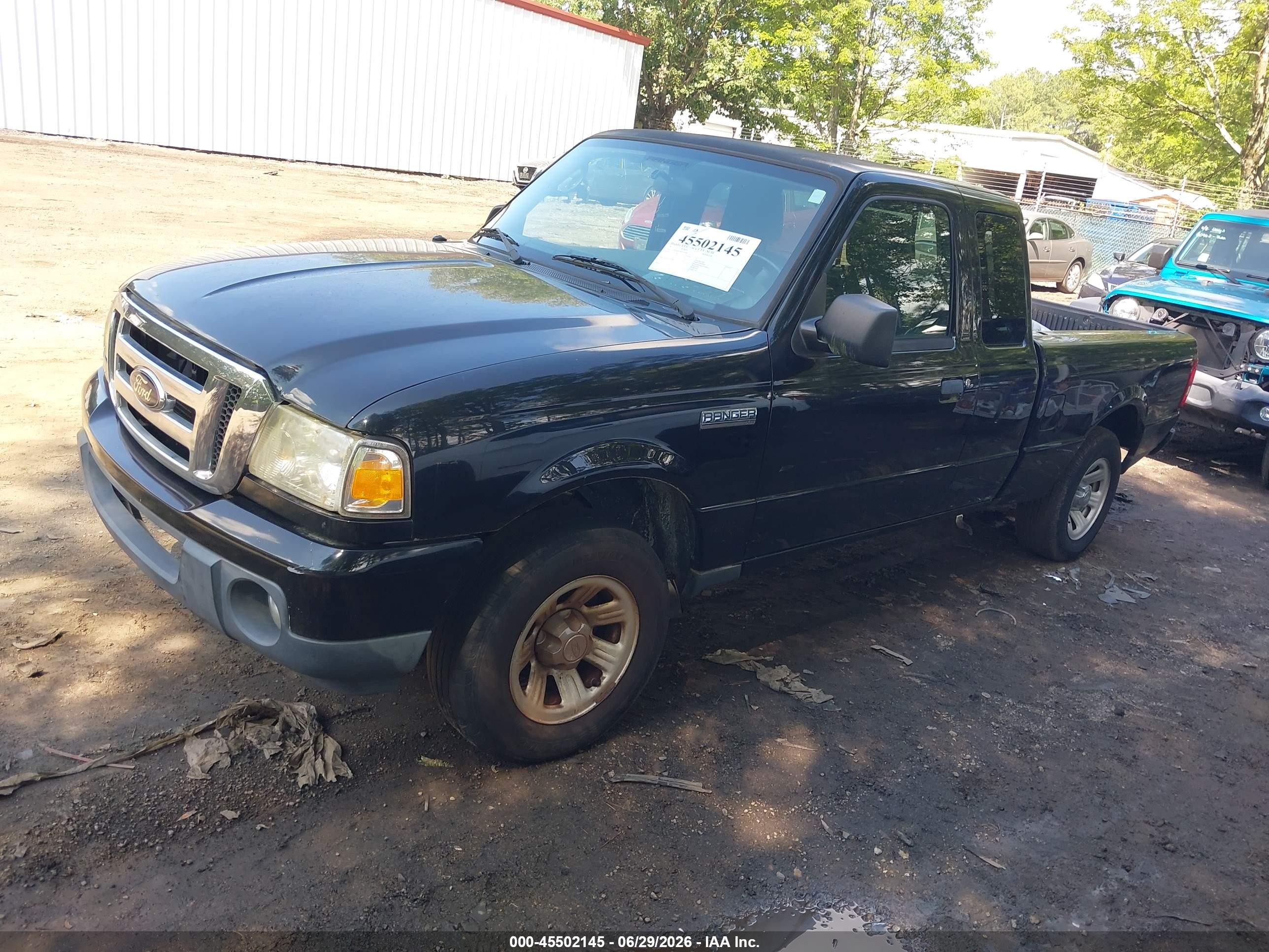 2011 Ford Ranger Xlt Black vin: 1FTKR4EE1BPA34582