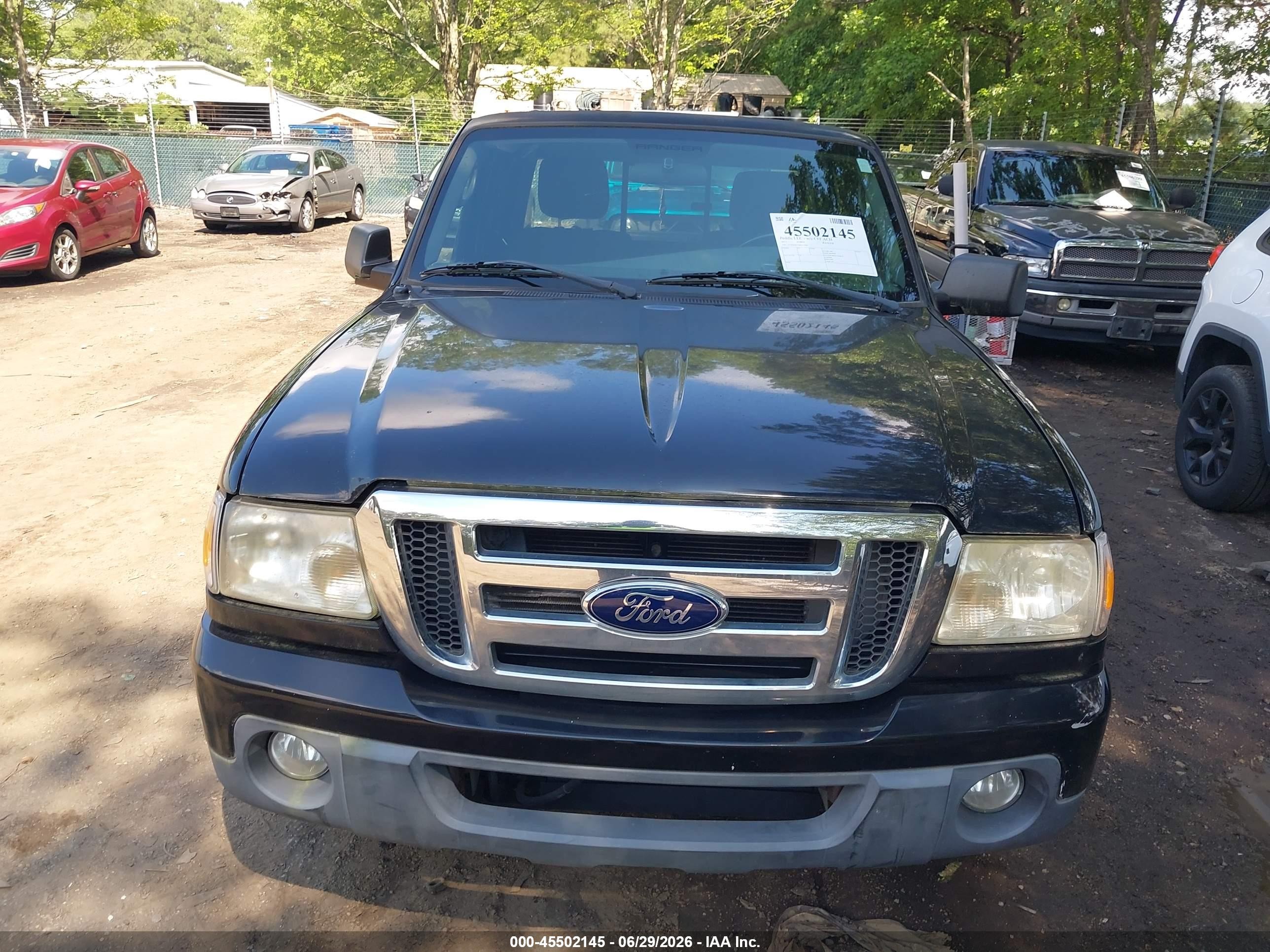 2011 Ford Ranger Xlt Black vin: 1FTKR4EE1BPA34582
