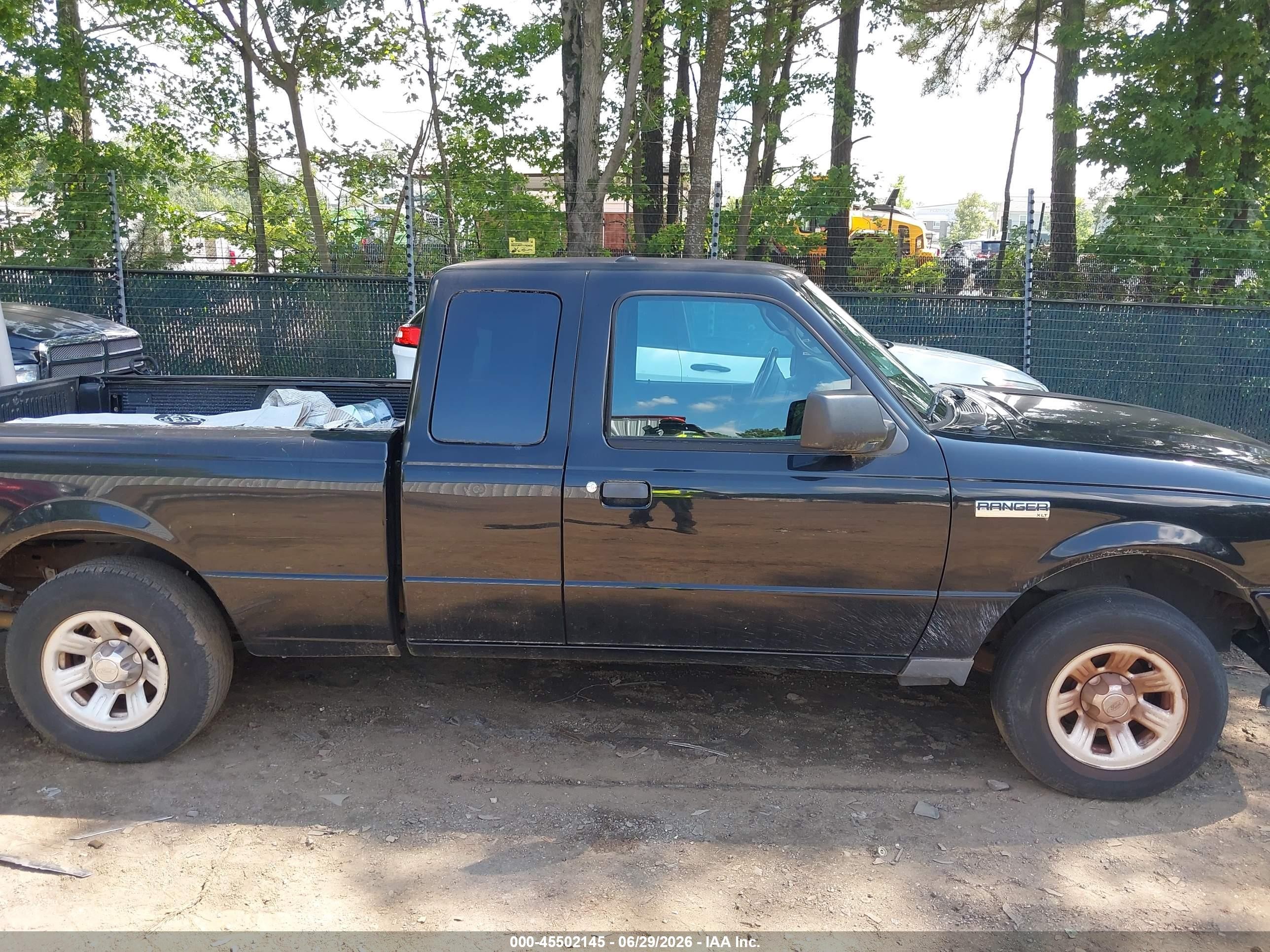 2011 Ford Ranger Xlt Black vin: 1FTKR4EE1BPA34582