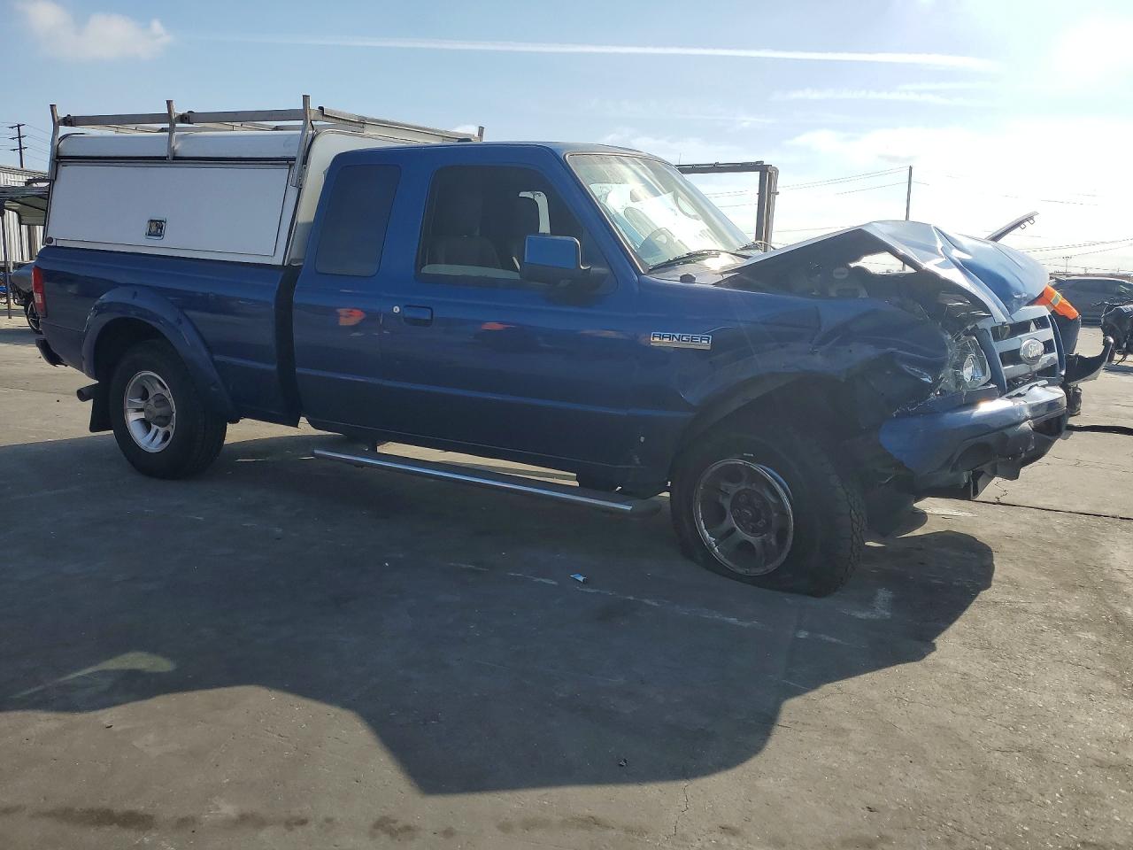 2011 Ford Ranger Super Cab Blue vin: 1FTKR4EE1BPA92031