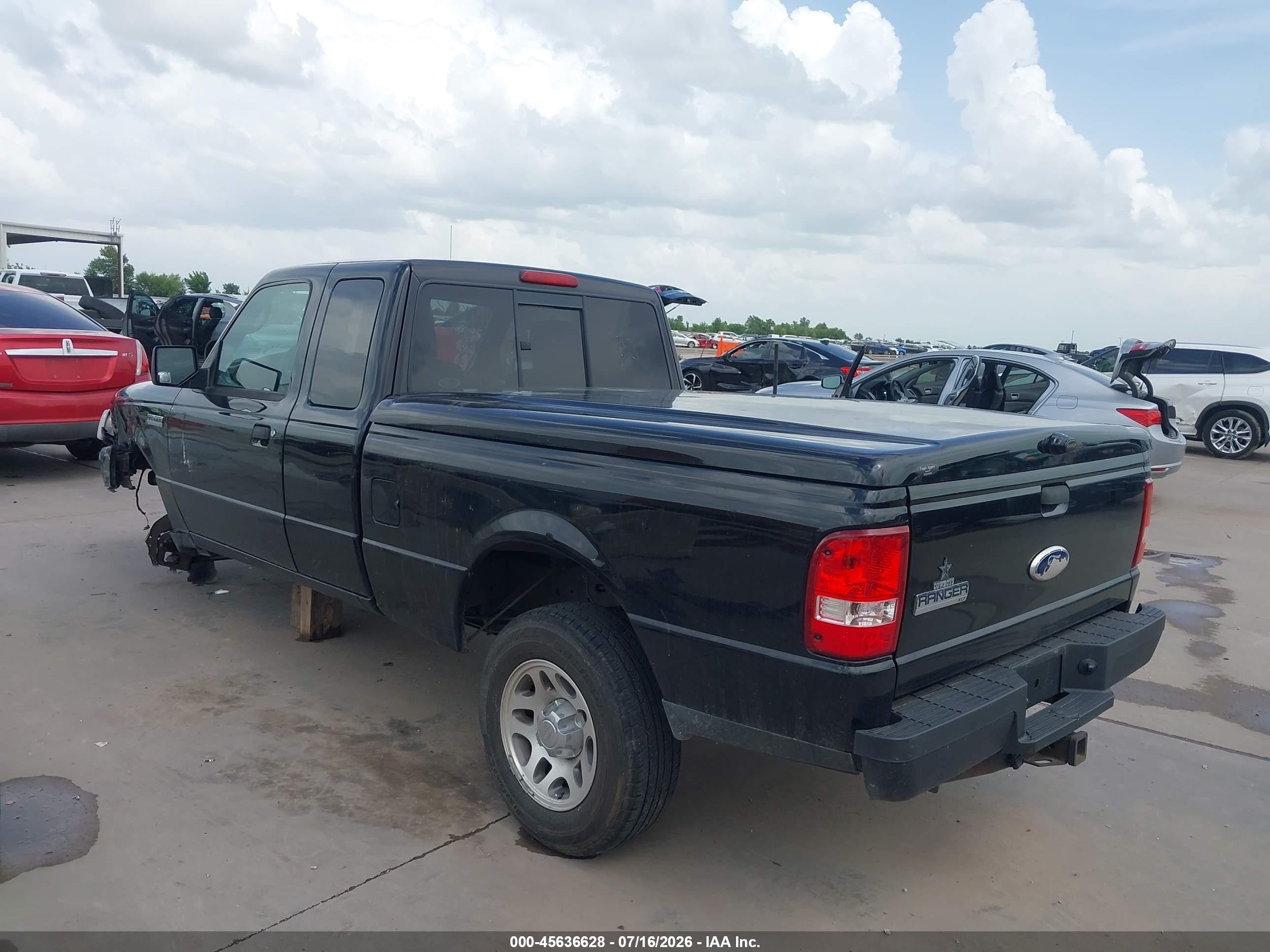 2011 Ford Ranger Xlt Black vin: 1FTKR4EE1BPB04906