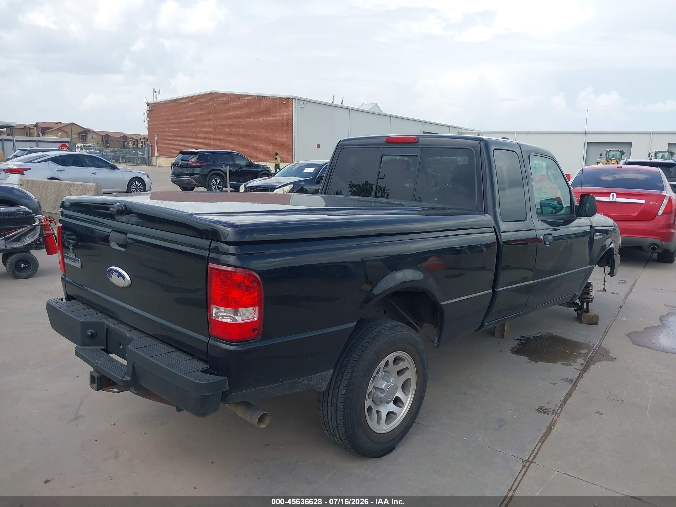 2011 Ford Ranger Xlt Black vin: 1FTKR4EE1BPB04906