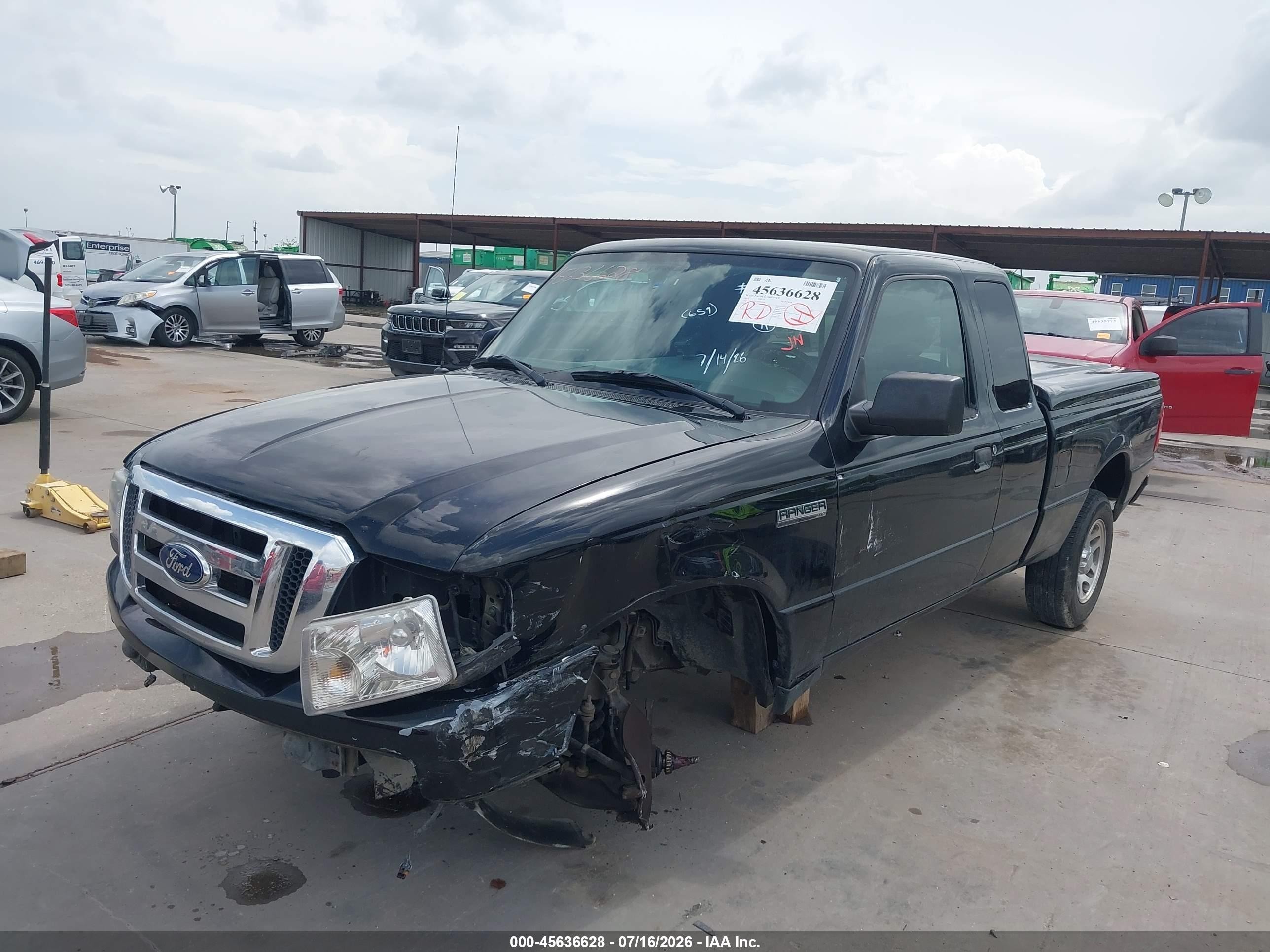 2011 Ford Ranger Xlt Black vin: 1FTKR4EE1BPB04906