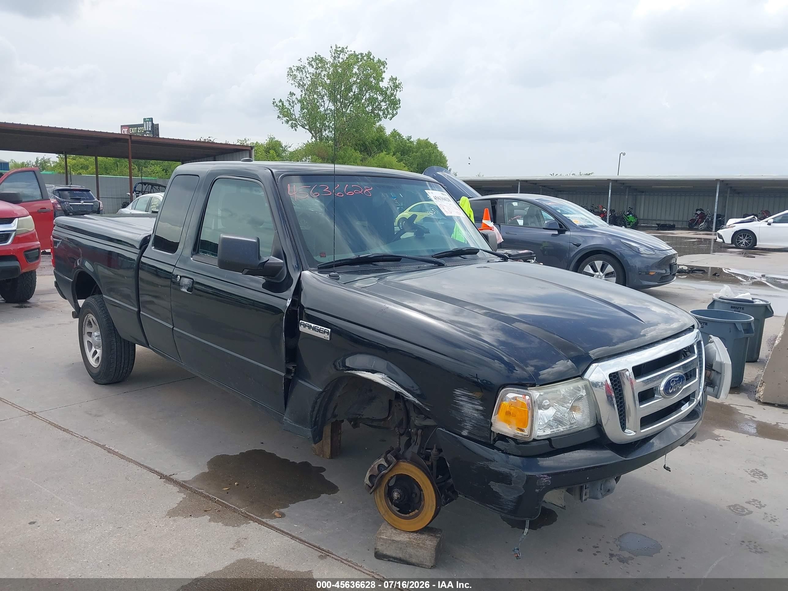 2011 Ford Ranger Xlt Black vin: 1FTKR4EE1BPB04906