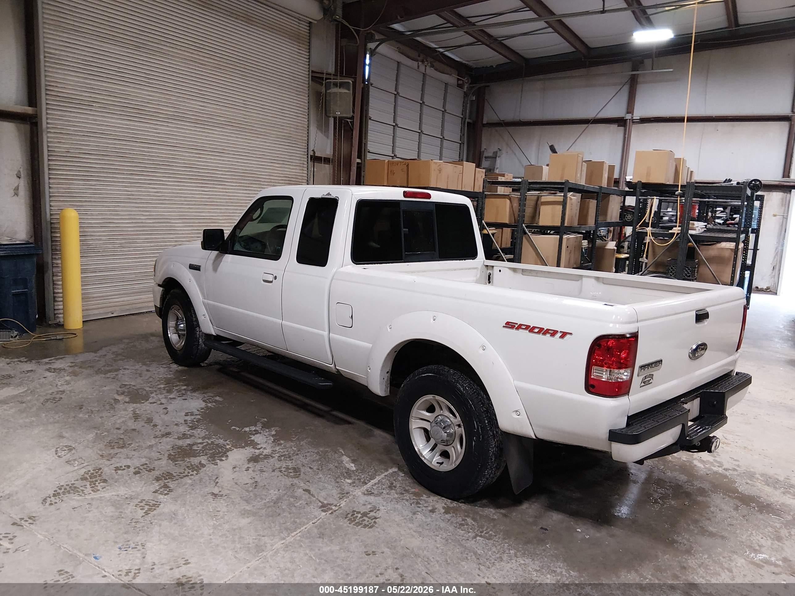 2010 Ford Ranger Sport/xlt White vin: 1FTKR4EE2APA19488