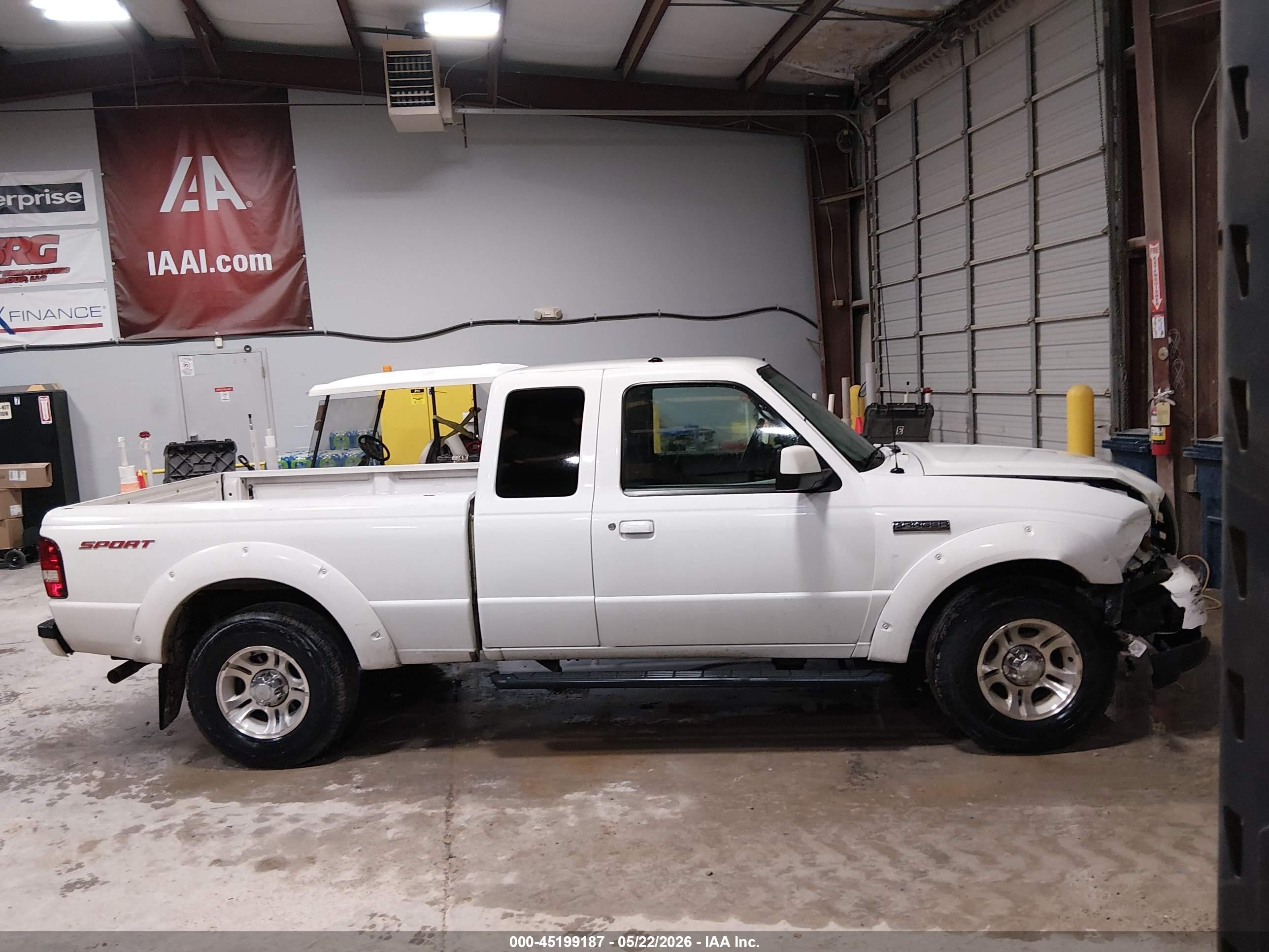 2010 Ford Ranger Sport/xlt White vin: 1FTKR4EE2APA19488