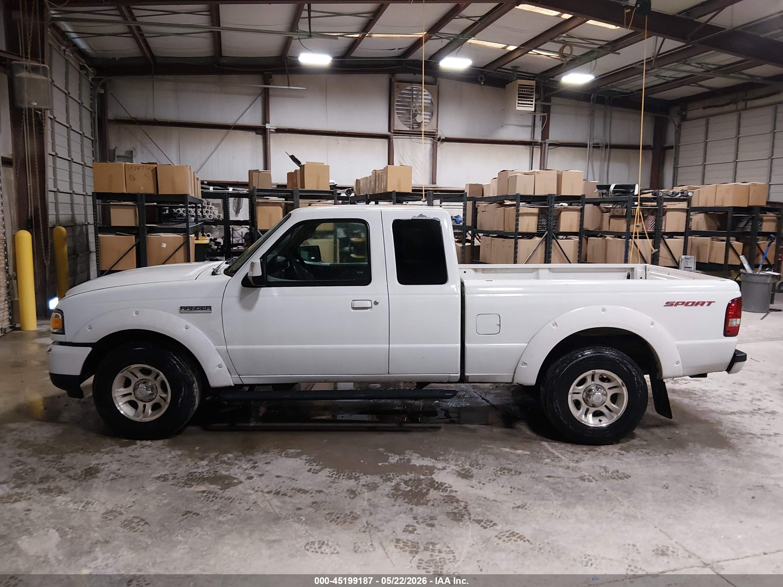 2010 Ford Ranger Sport/xlt White vin: 1FTKR4EE2APA19488