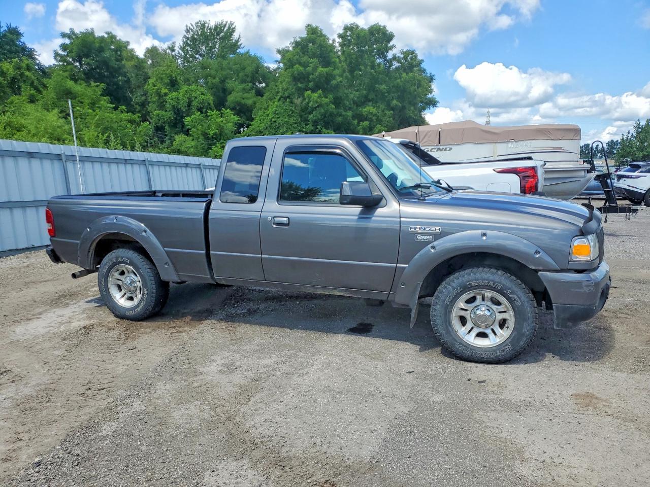 2011 Ford Ranger Super Cab Gray vin: 1FTKR4EE2BPA06290