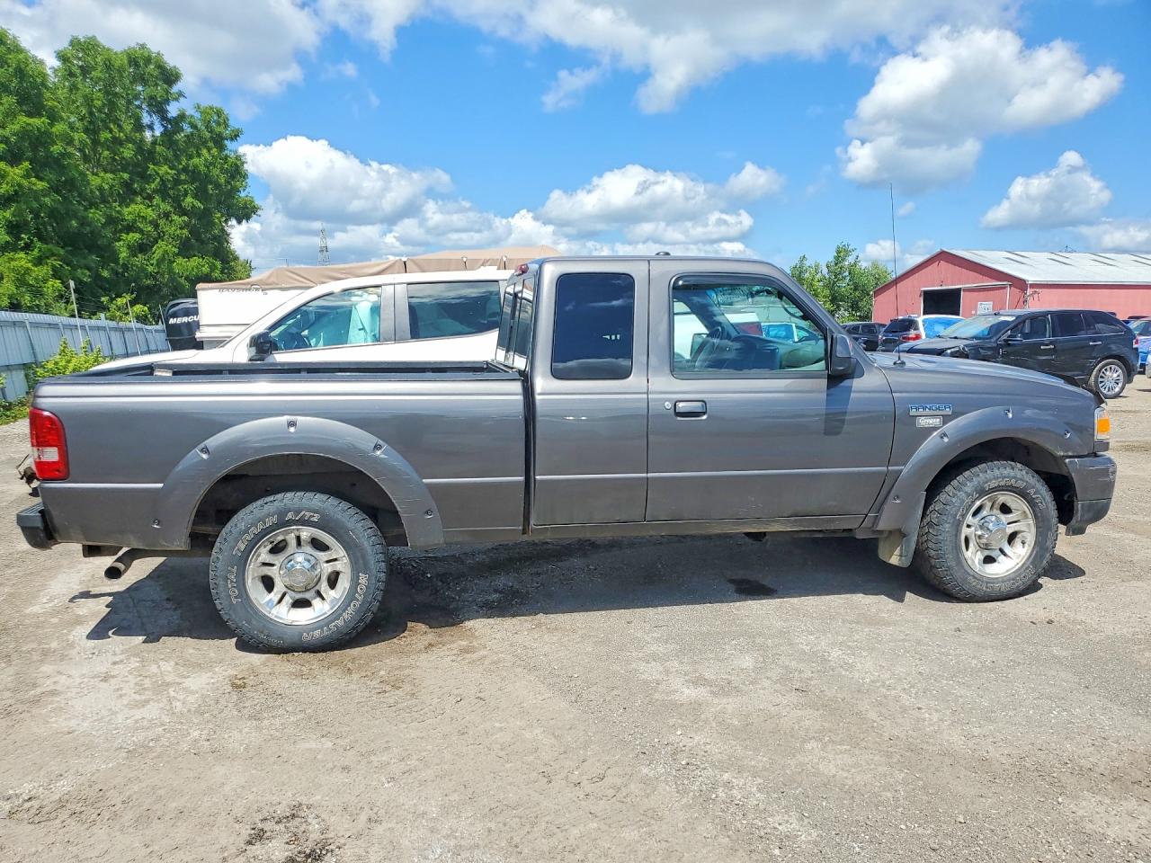 2011 Ford Ranger Super Cab Gray vin: 1FTKR4EE2BPA06290