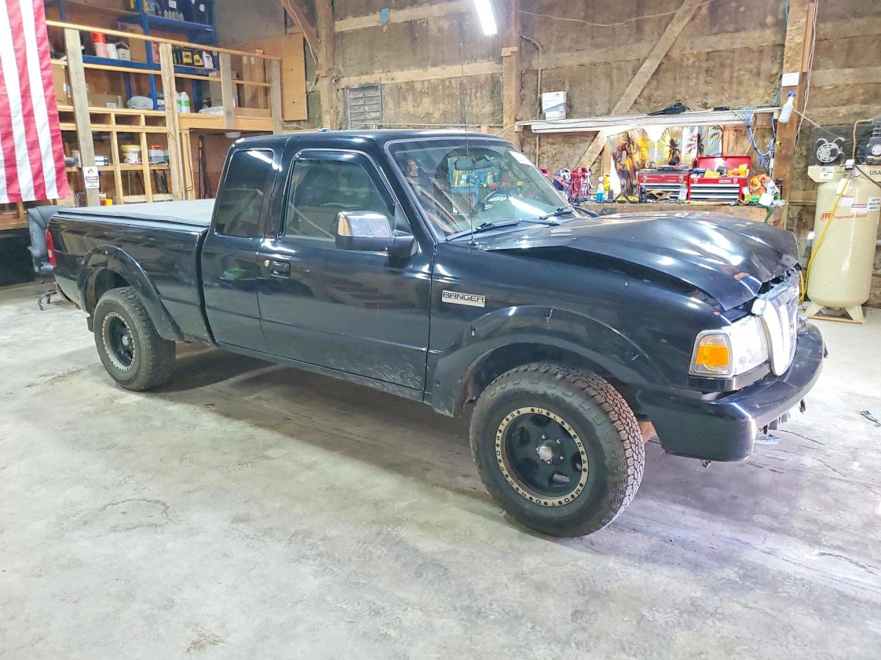 2011 Ford Ranger Super Cab Black vin: 1FTKR4EE2BPA22859
