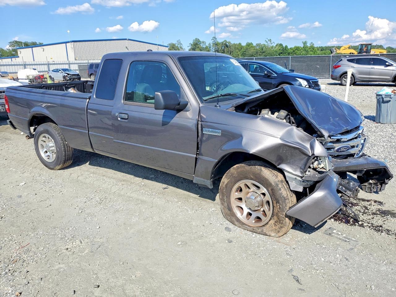 2010 Ford Ranger Super Cab Gray vin: 1FTKR4EE3APA37739
