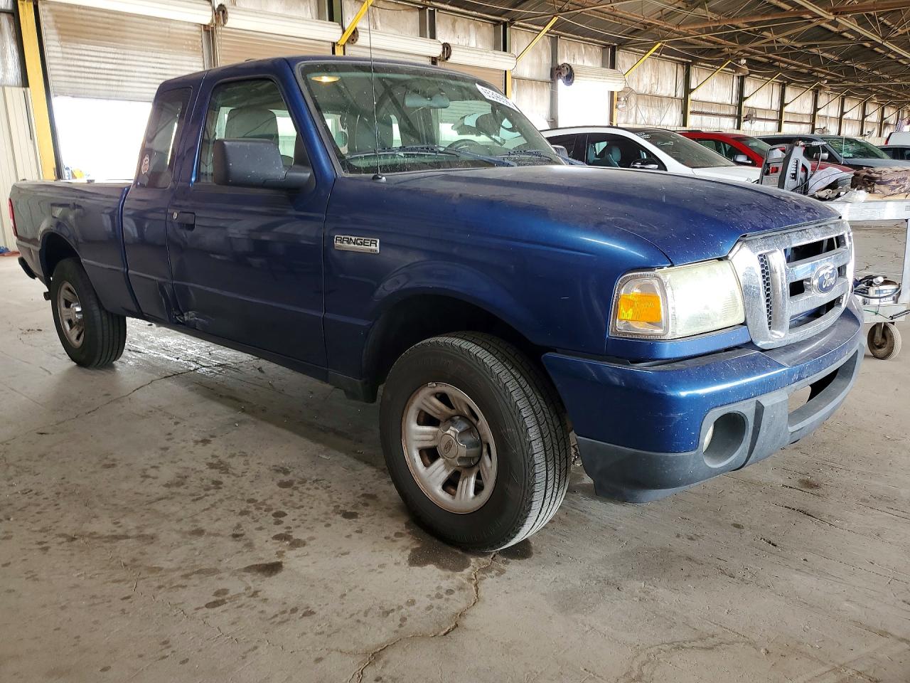 2011 Ford Ranger Super Cab Blue vin: 1FTKR4EE3BPA95142