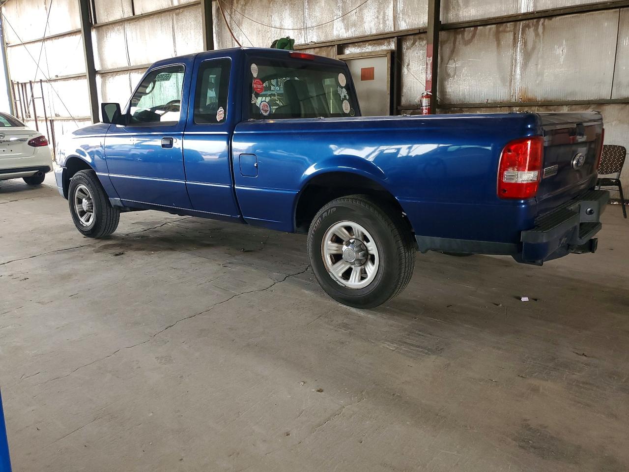 2011 Ford Ranger Super Cab Blue vin: 1FTKR4EE3BPA95142