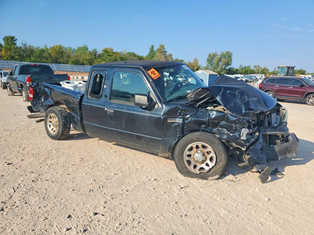 2011 Ford Ranger Super Cab Black vin: 1FTKR4EE4BPA22135