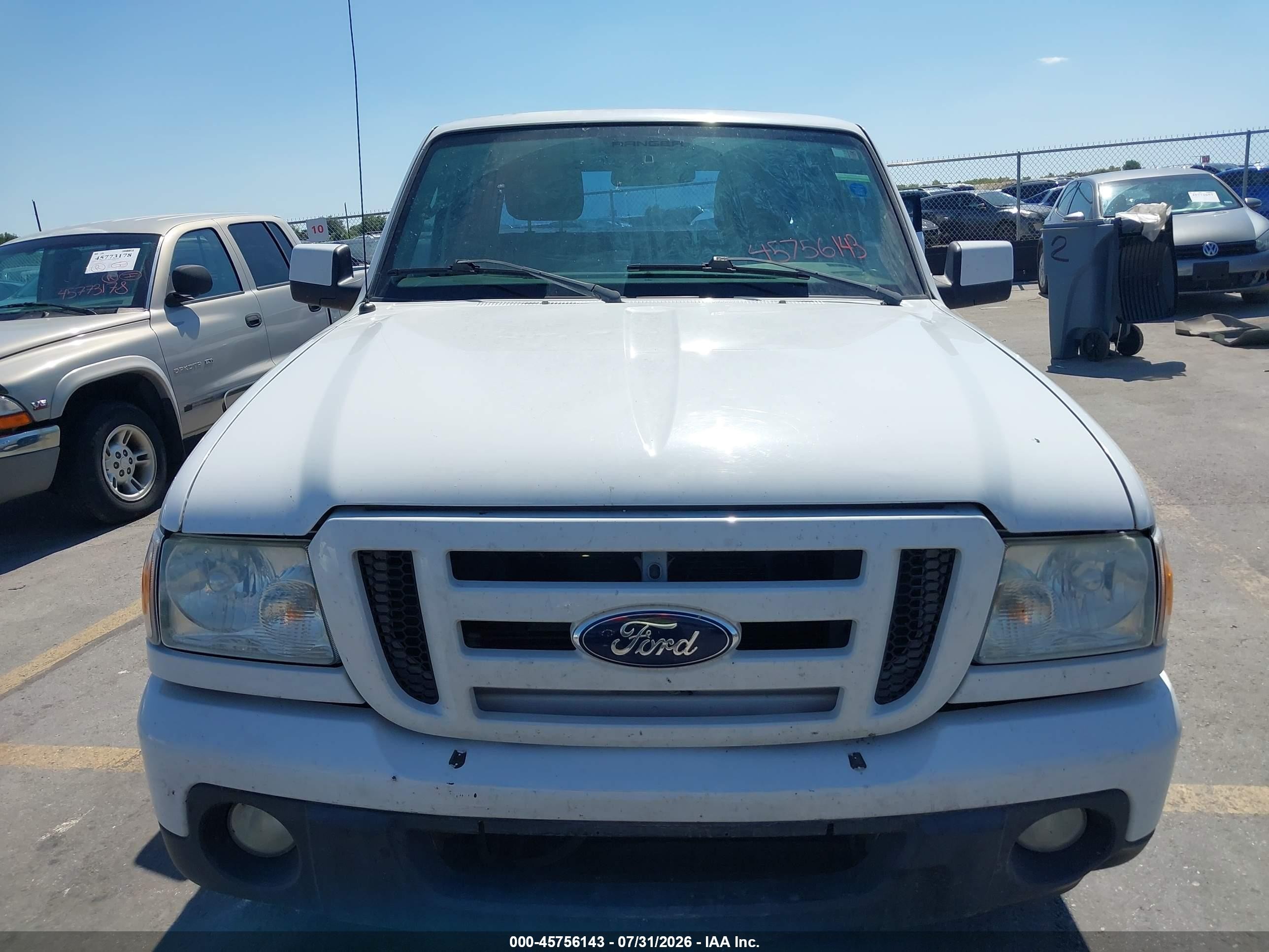 2011 Ford Ranger Sport White vin: 1FTKR4EE4BPA66037