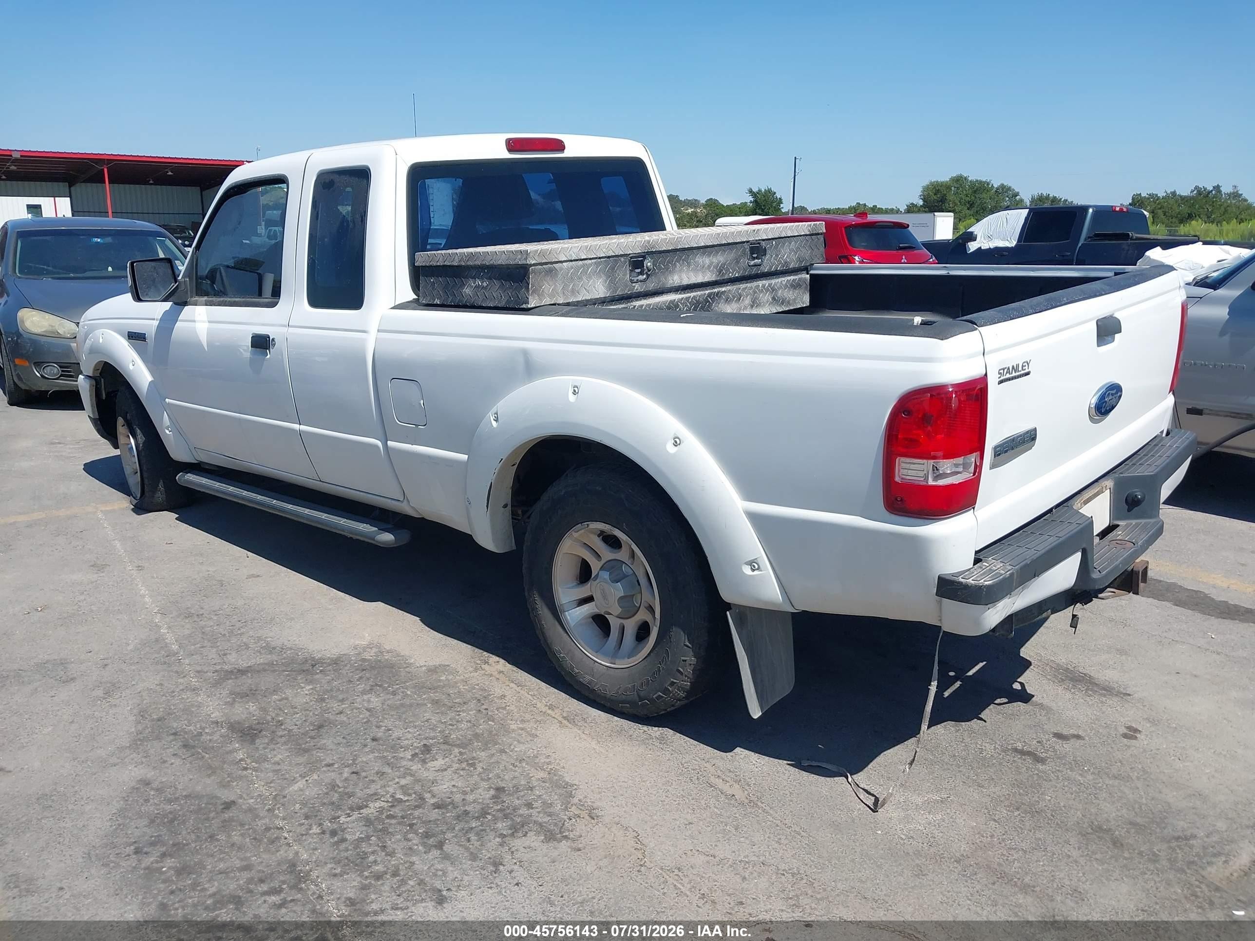 2011 Ford Ranger Sport White vin: 1FTKR4EE4BPA66037