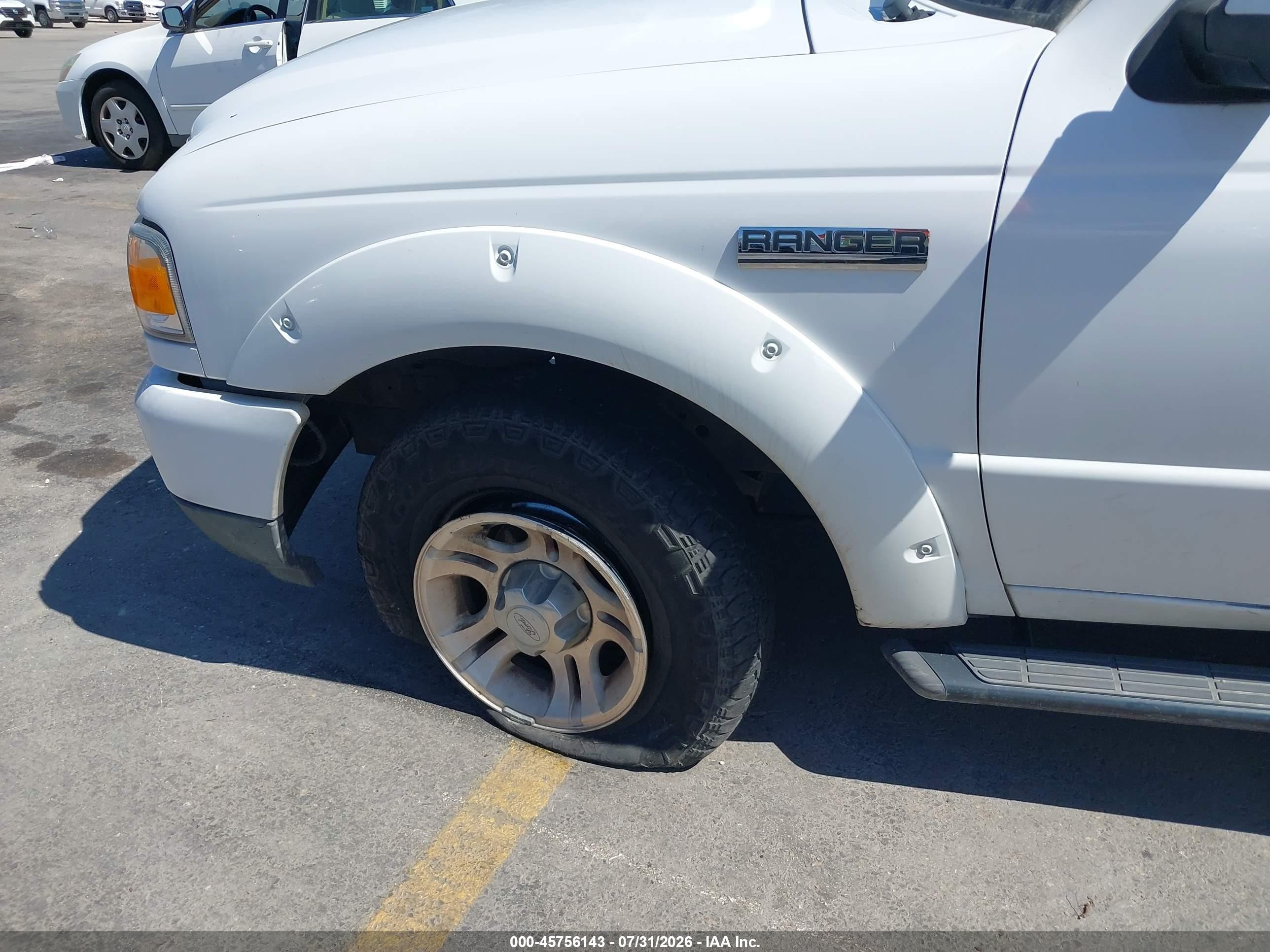 2011 Ford Ranger Sport White vin: 1FTKR4EE4BPA66037