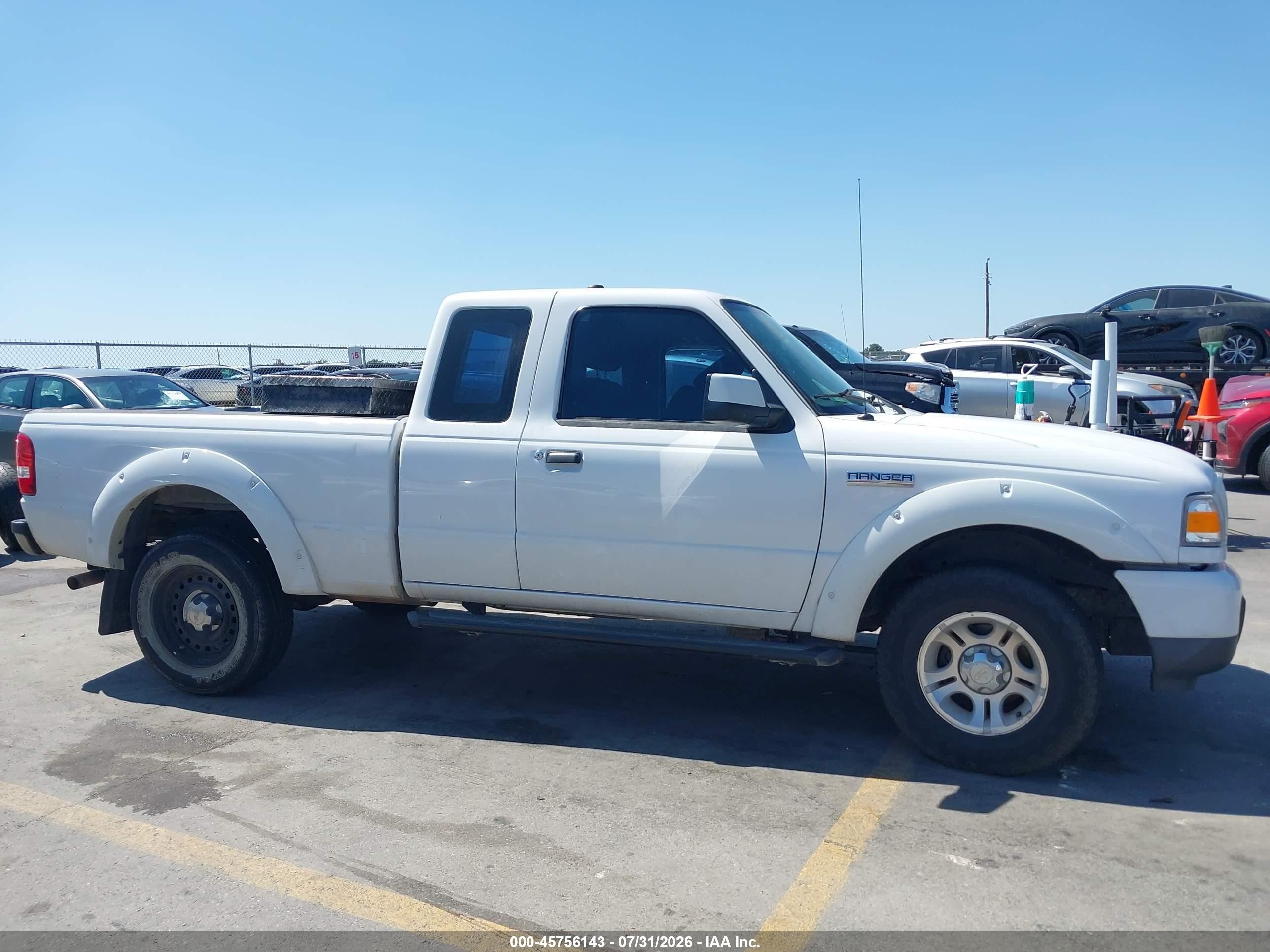 2011 Ford Ranger Sport White vin: 1FTKR4EE4BPA66037