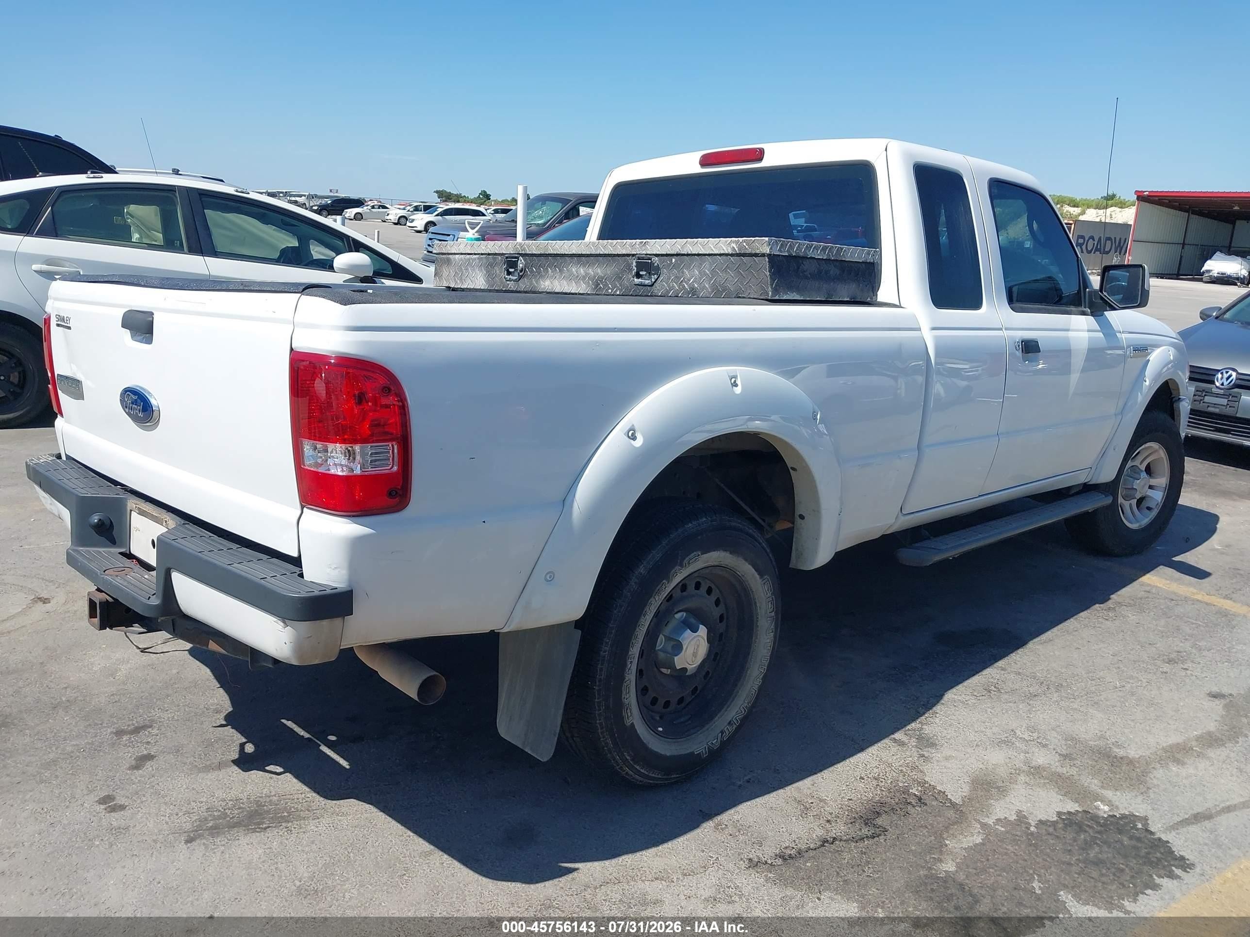 2011 Ford Ranger Sport White vin: 1FTKR4EE4BPA66037