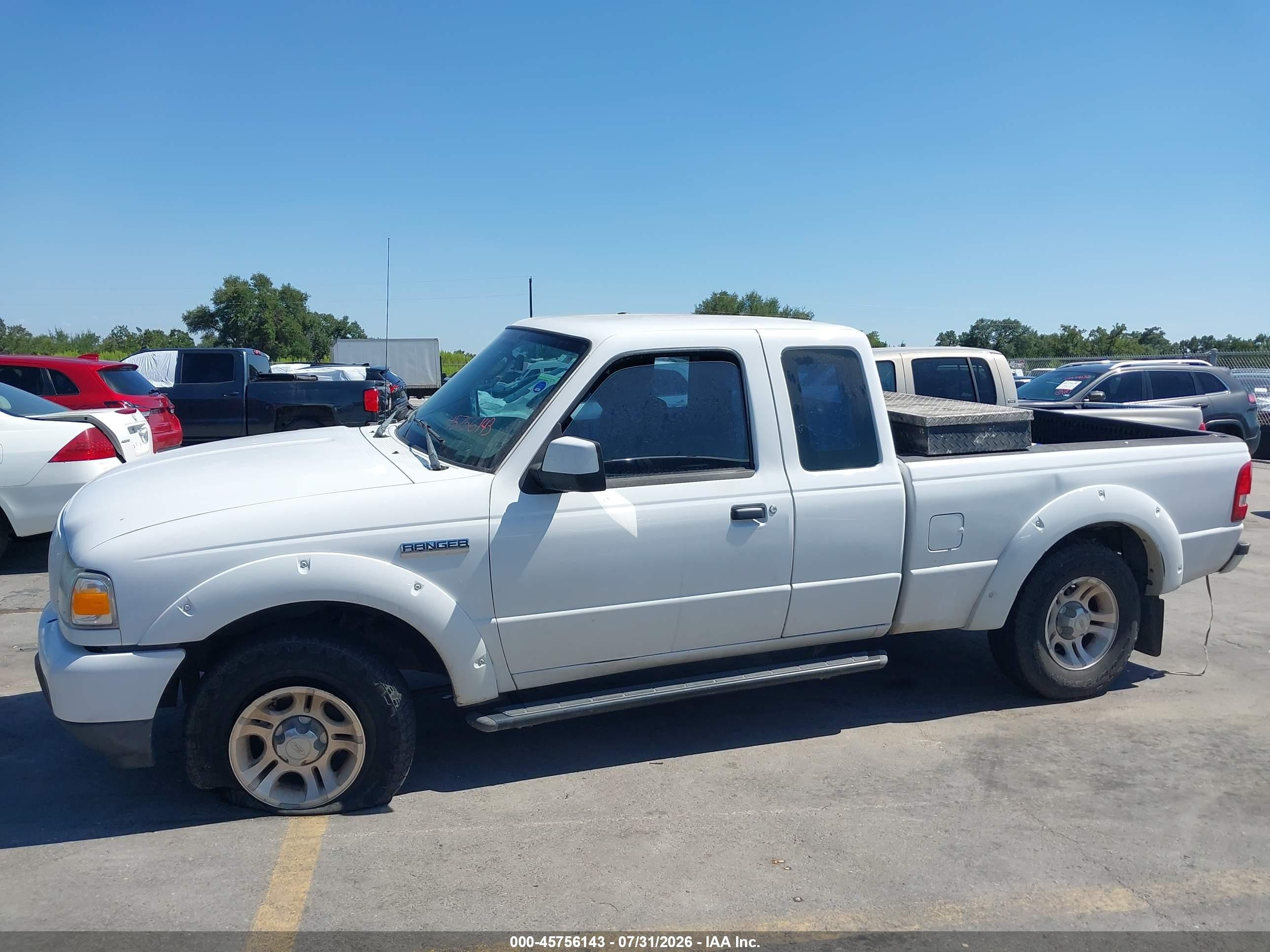2011 Ford Ranger Sport White vin: 1FTKR4EE4BPA66037