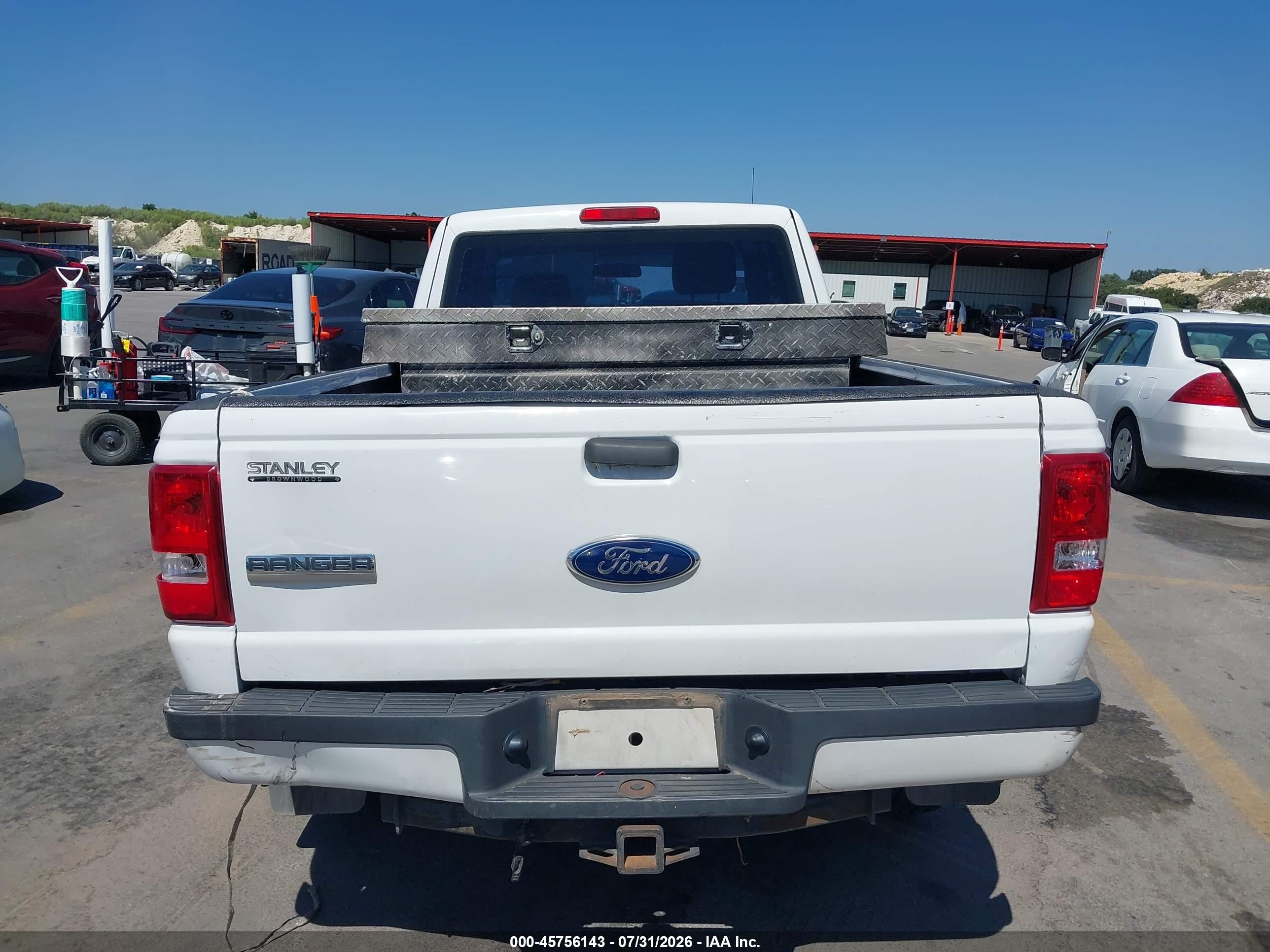 2011 Ford Ranger Sport White vin: 1FTKR4EE4BPA66037