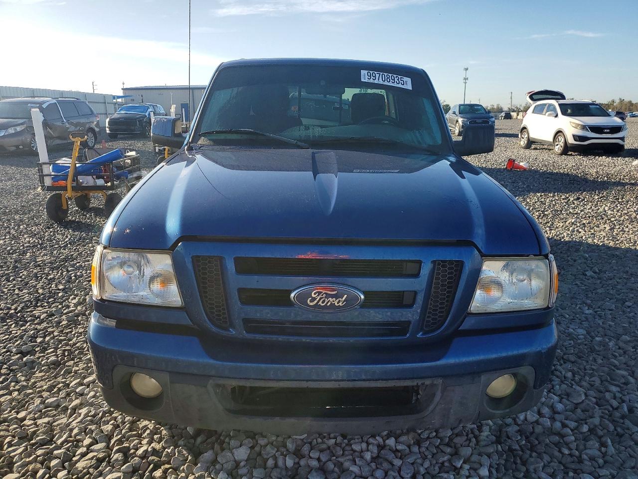 2010 Ford Ranger Super Cab Blue vin: 1FTKR4EE5APA21896