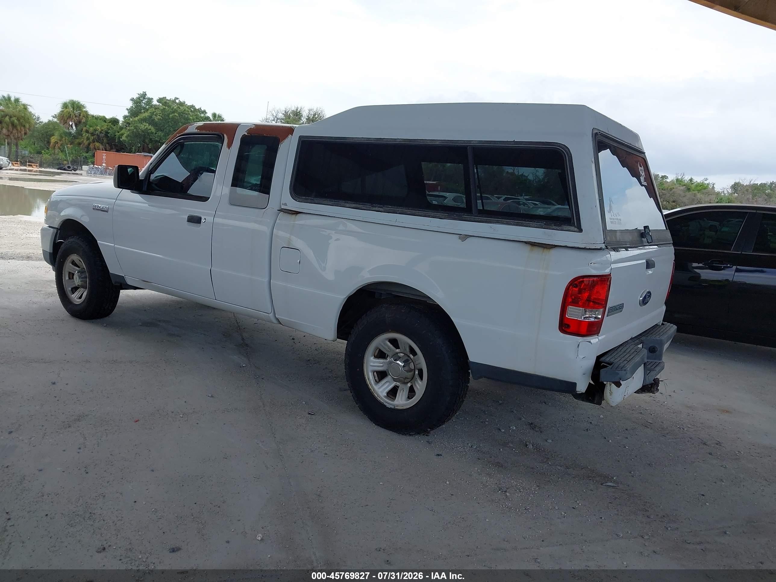 2010 Ford Ranger Sport/xlt White vin: 1FTKR4EE5APA30789