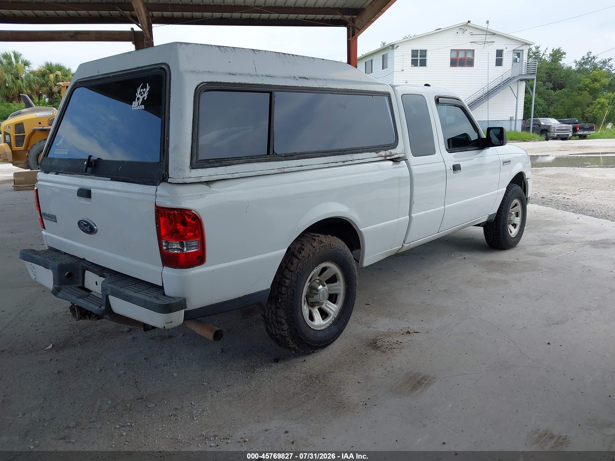 2010 Ford Ranger Sport/xlt White vin: 1FTKR4EE5APA30789