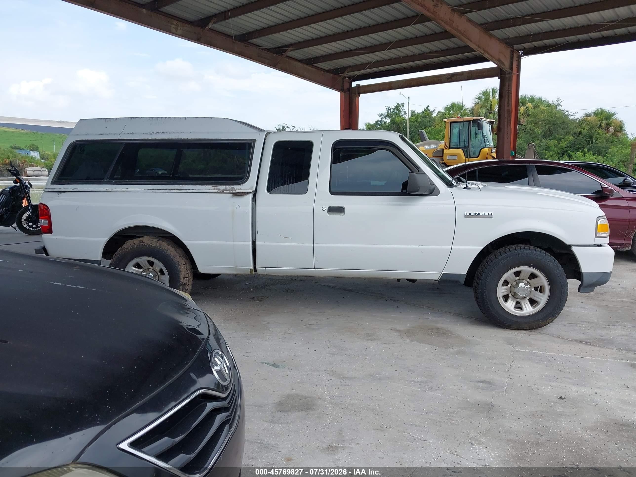 2010 Ford Ranger Sport/xlt White vin: 1FTKR4EE5APA30789