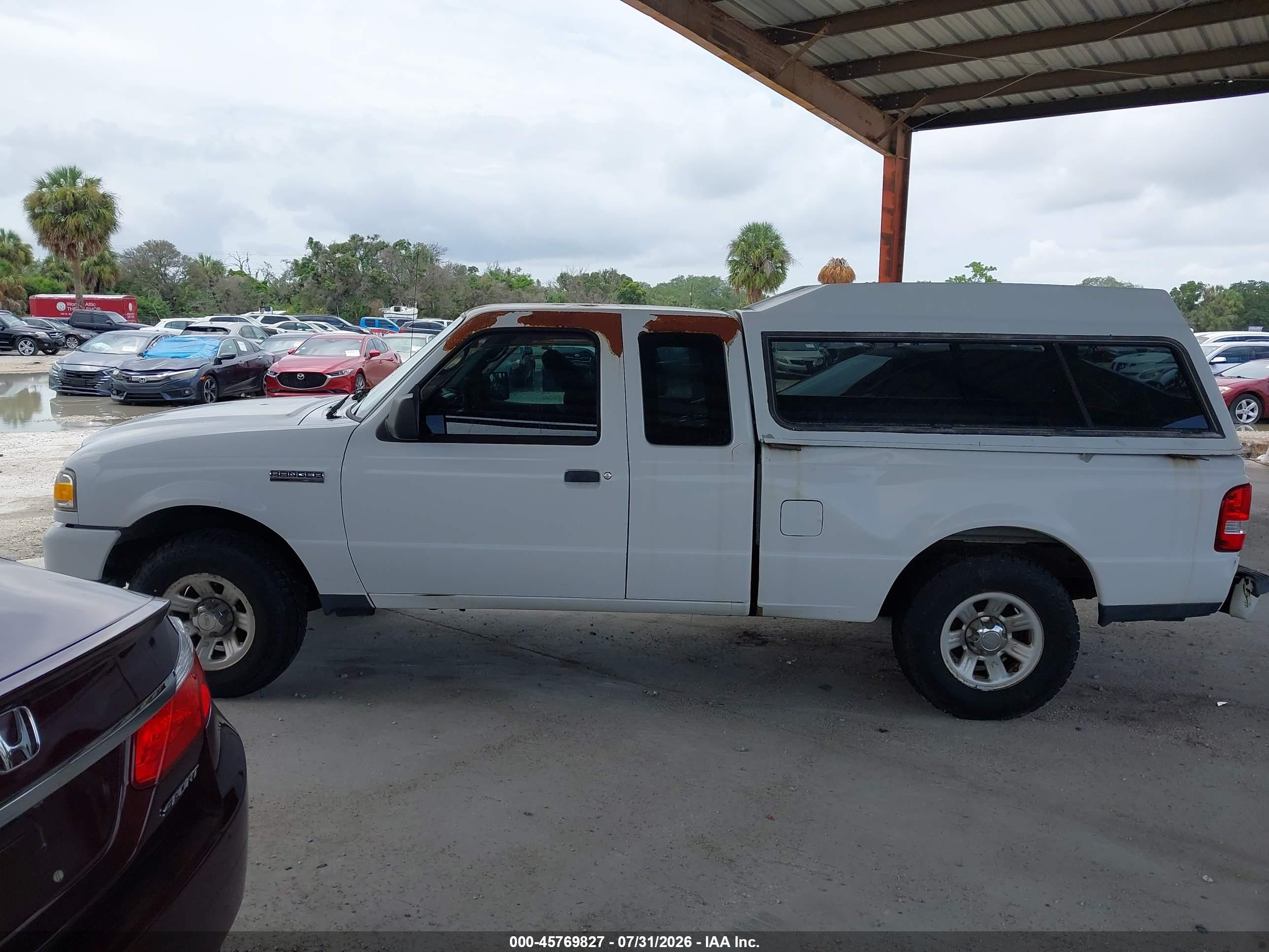 2010 Ford Ranger Sport/xlt White vin: 1FTKR4EE5APA30789