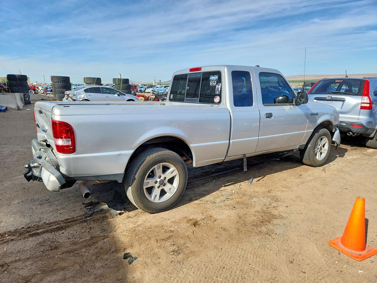 2010 Ford Ranger Super Cab Silver vin: 1FTKR4EE5APA30873
