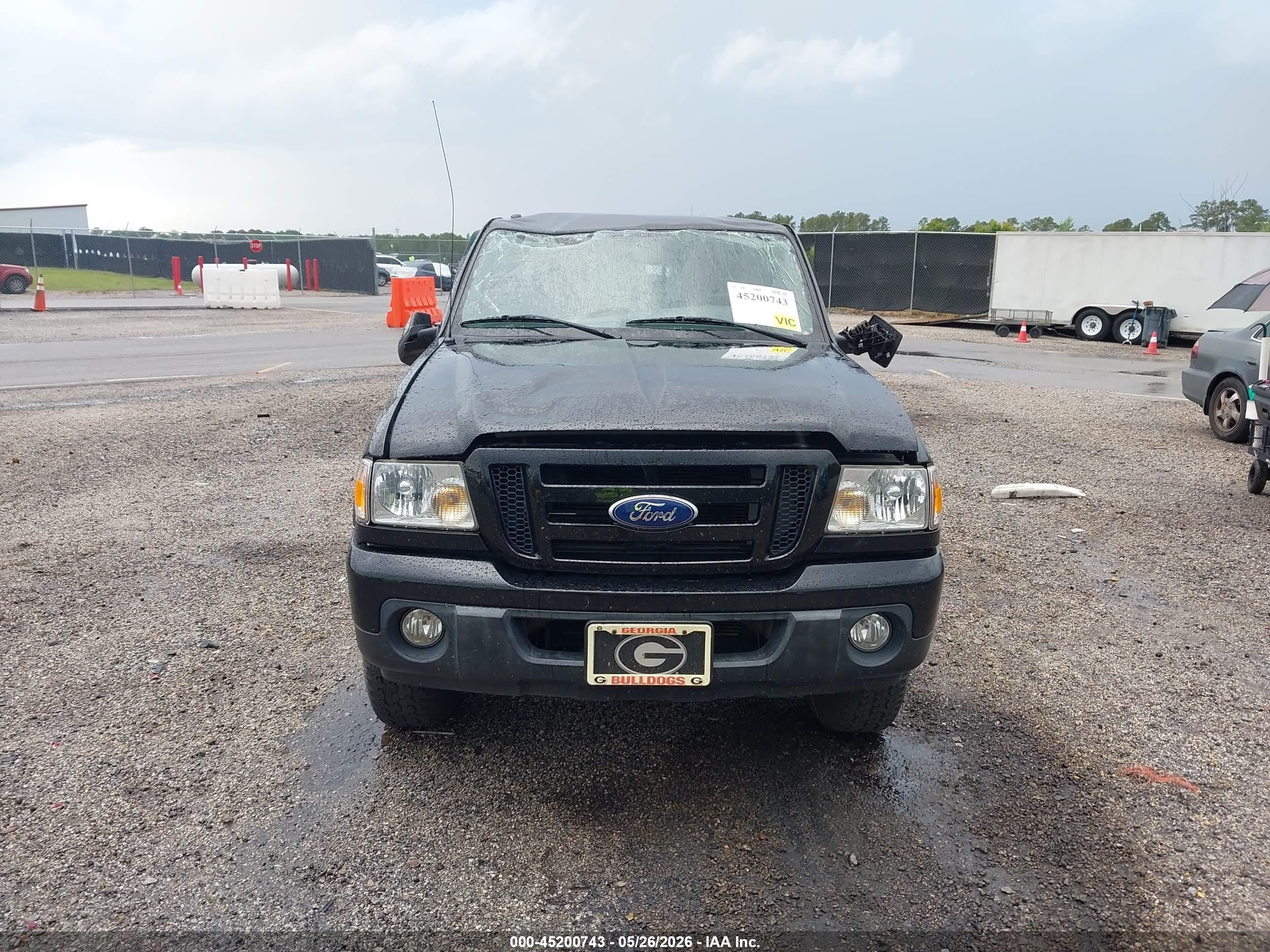 2010 Ford Ranger Sport/xlt Black vin: 1FTKR4EE5APA69883