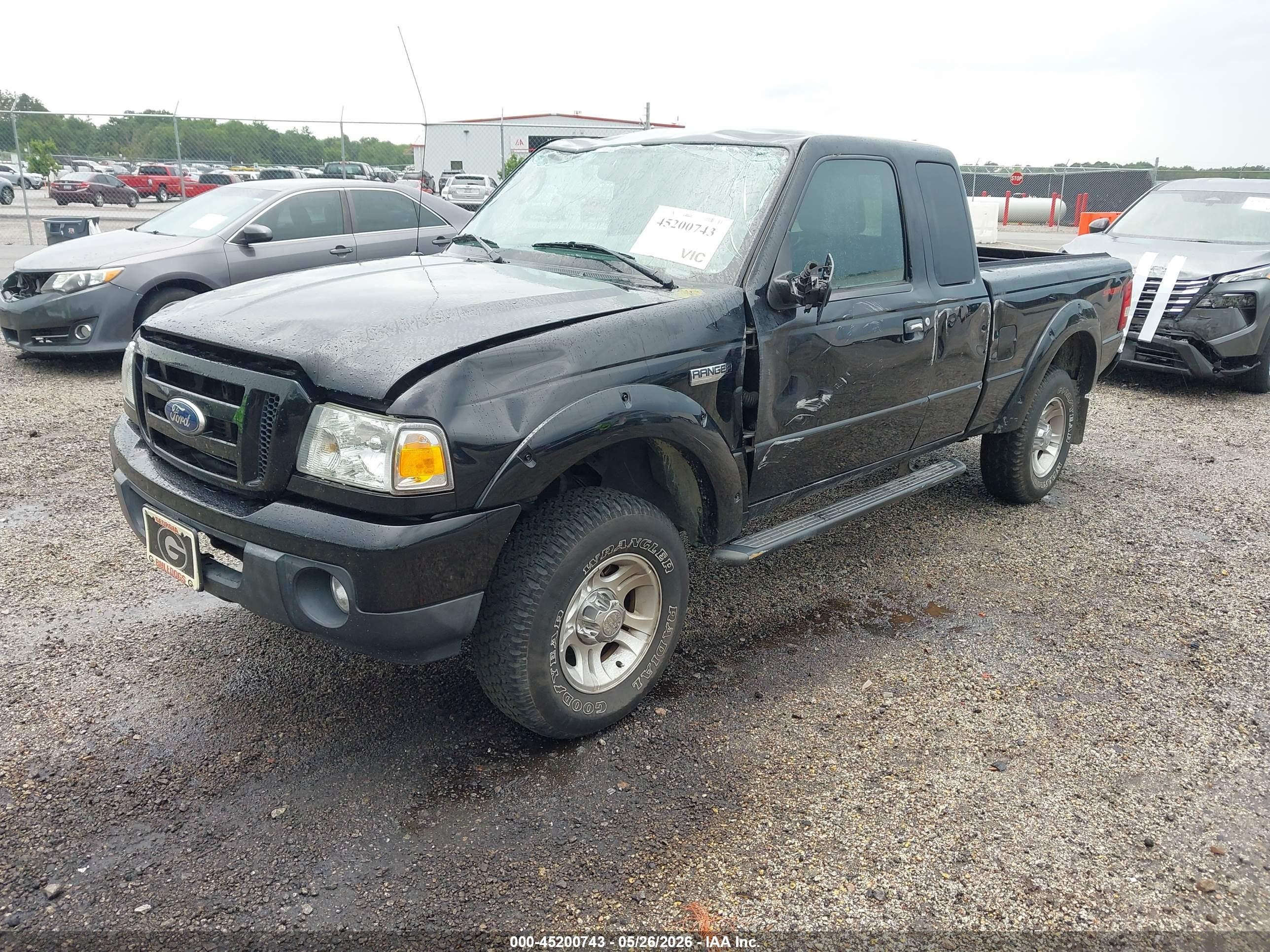 2010 Ford Ranger Sport/xlt Black vin: 1FTKR4EE5APA69883