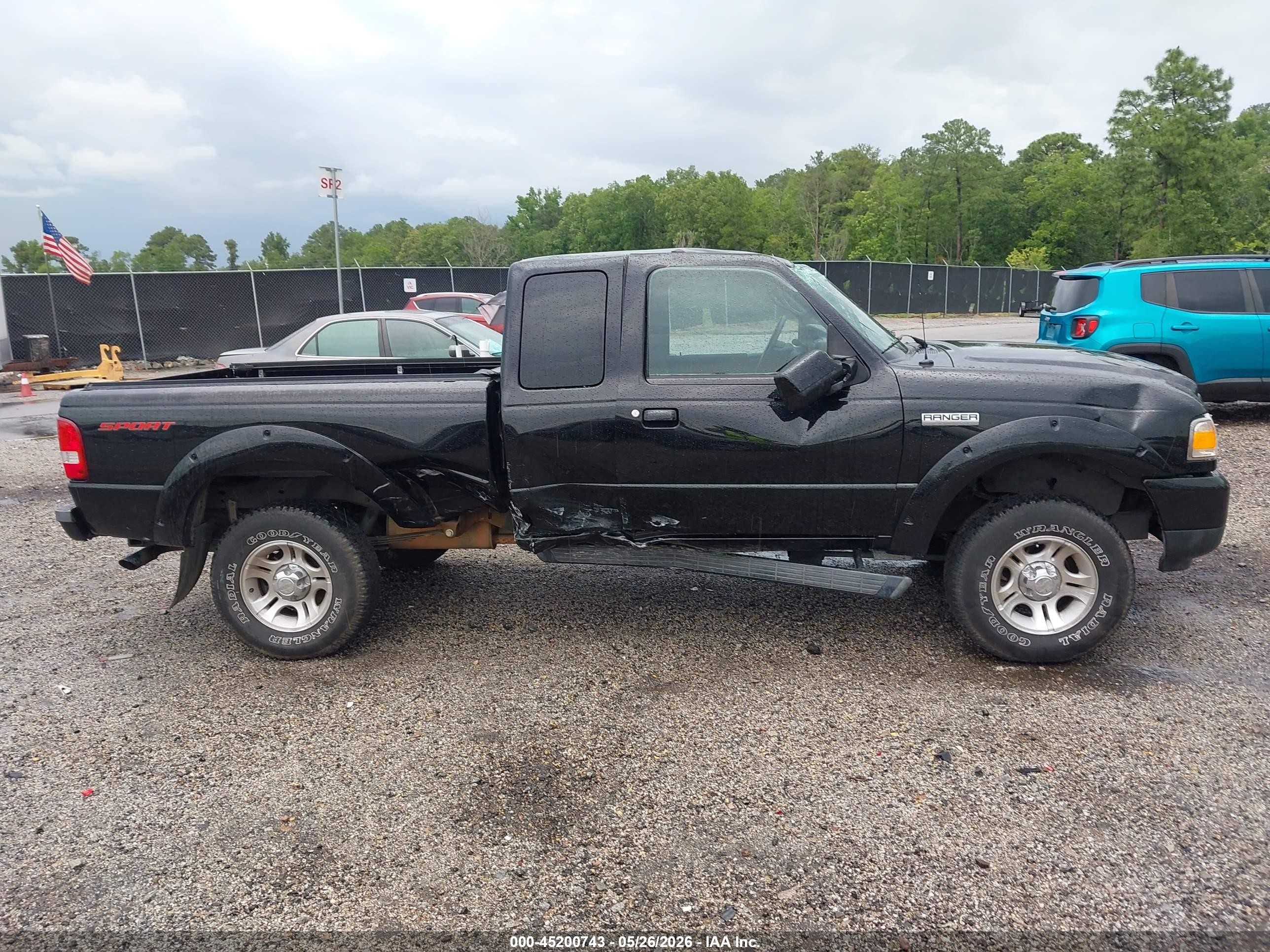 2010 Ford Ranger Sport/xlt Black vin: 1FTKR4EE5APA69883