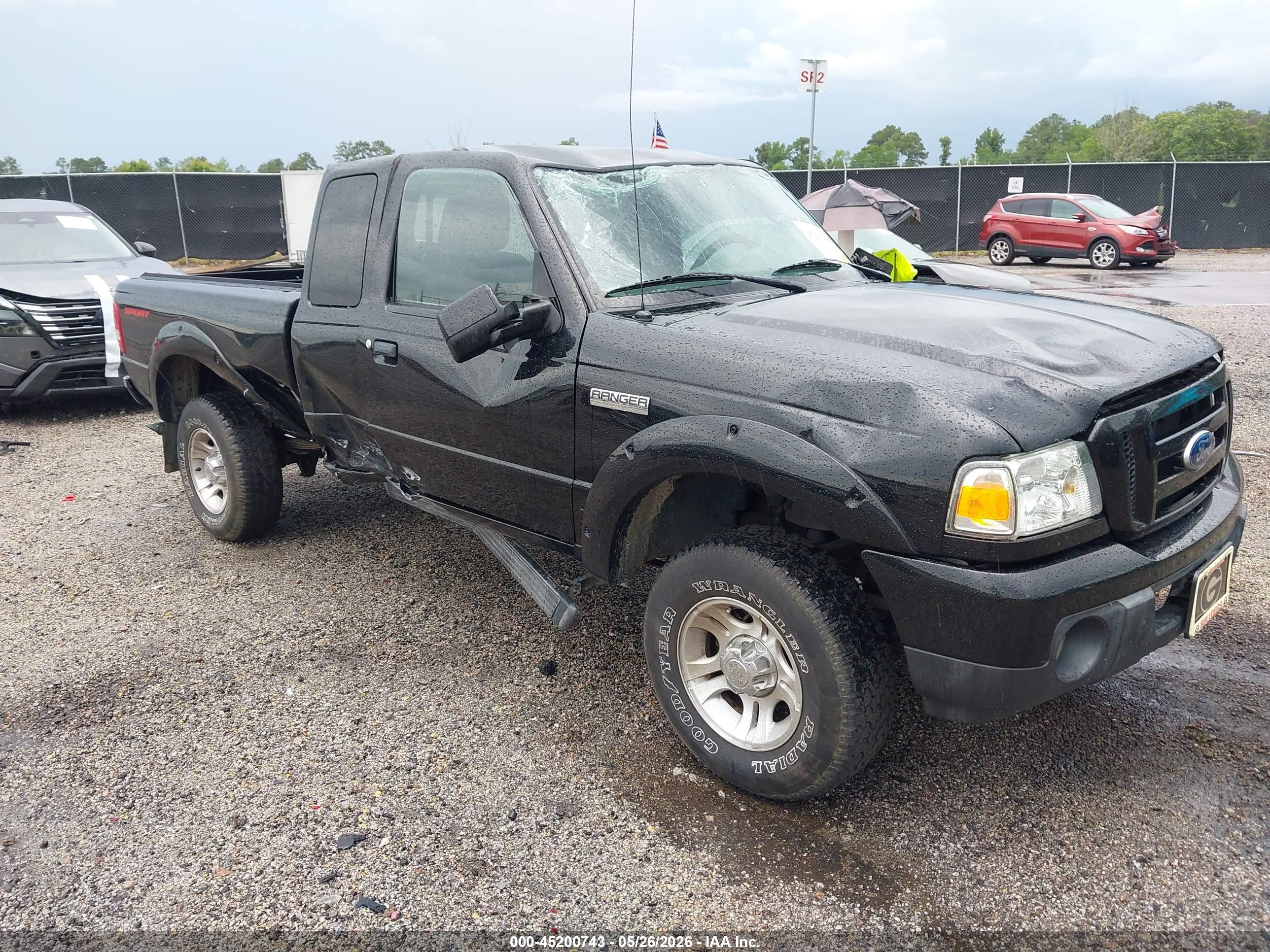 2010 Ford Ranger Sport/xlt Black vin: 1FTKR4EE5APA69883