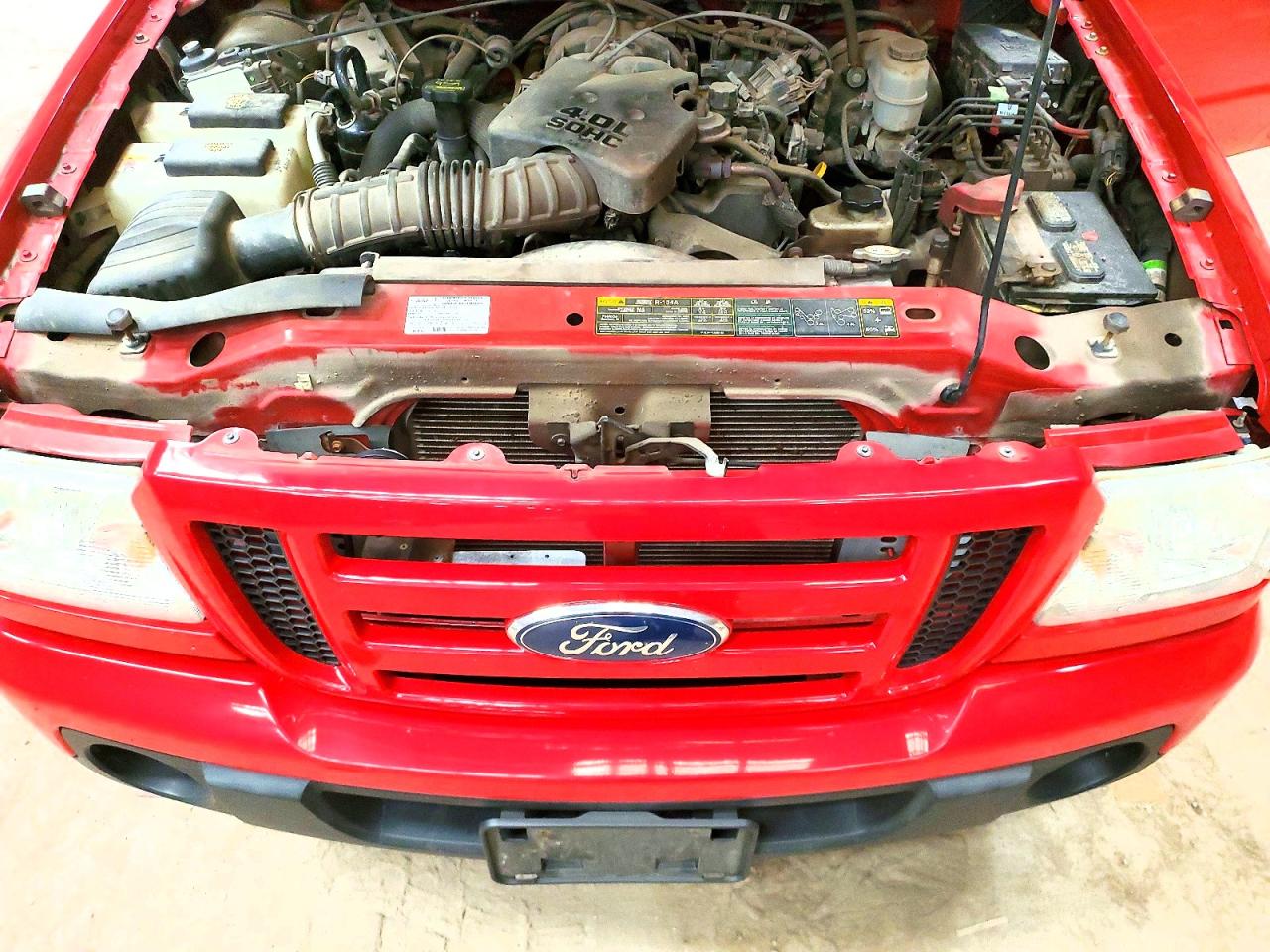 2011 Ford Ranger Super Cab Red vin: 1FTKR4EE5BPA72865