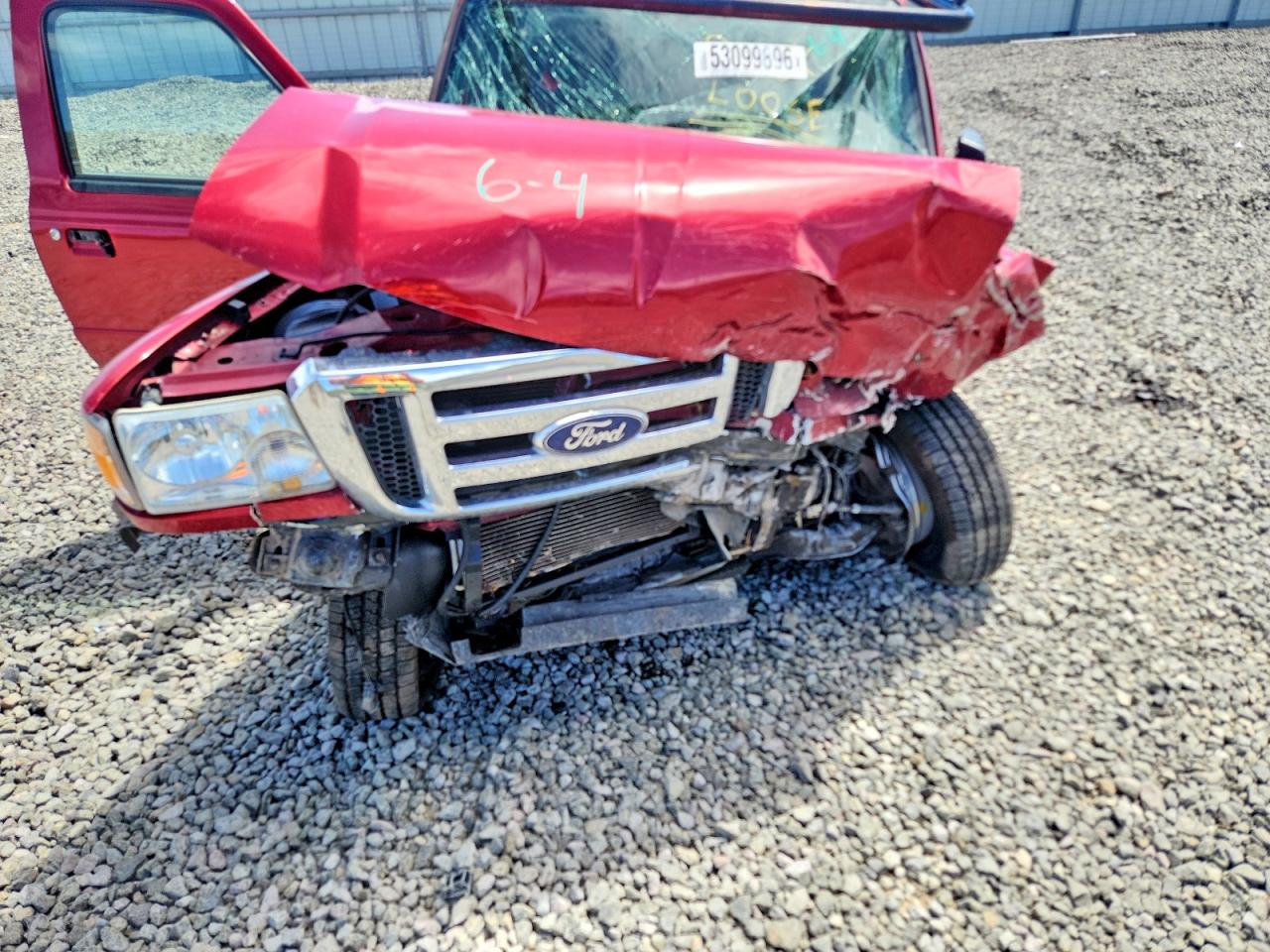 2010 Ford Ranger Super Cab Maroon vin: 1FTKR4EE6APA05299