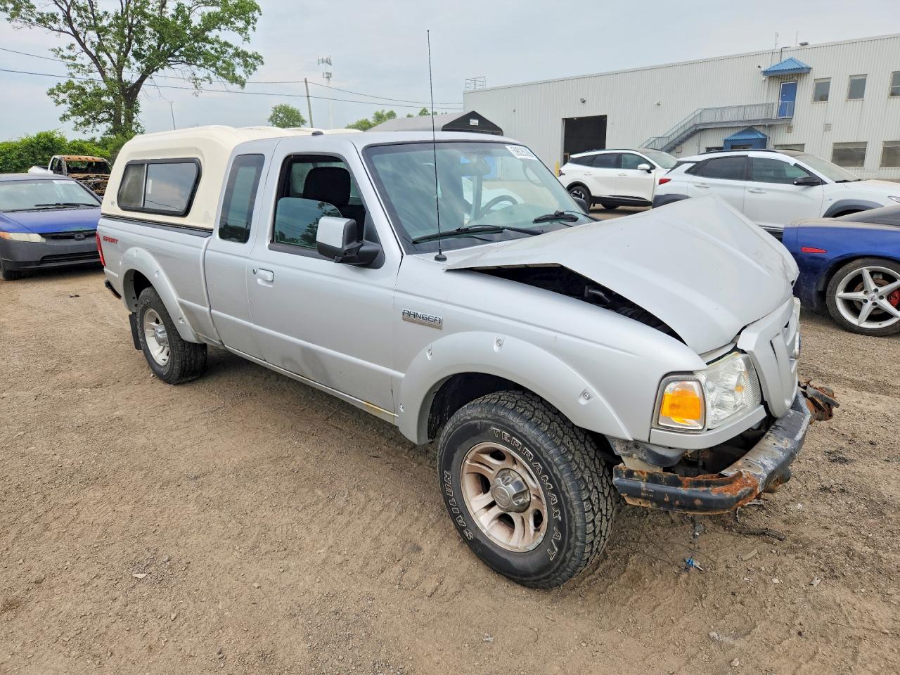 2010 Ford Ranger Super Cab Silver vin: 1FTKR4EE7APA11449
