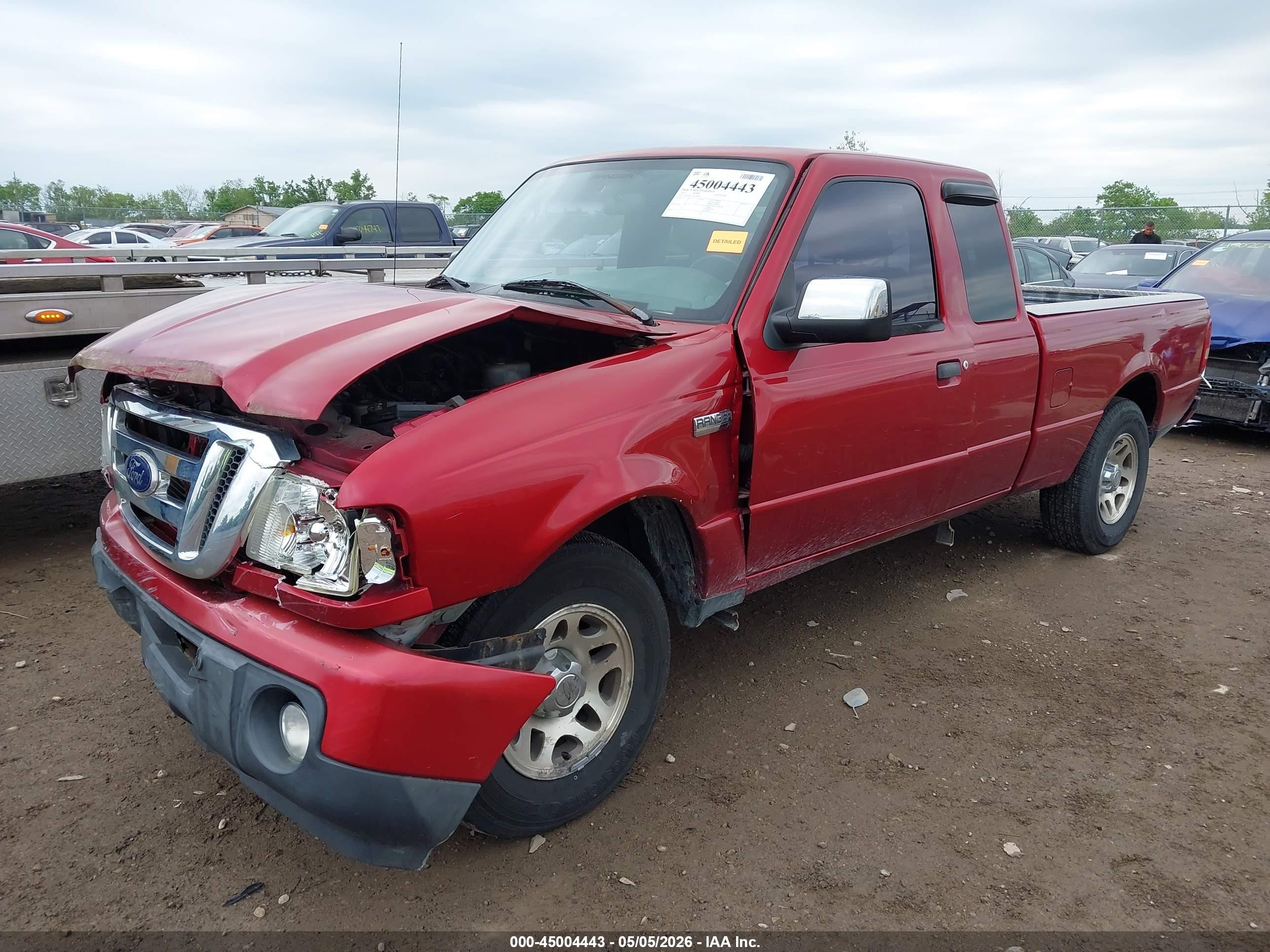 2010 Ford Ranger Sport/xlt Красный vin: 1FTKR4EE7APA29949