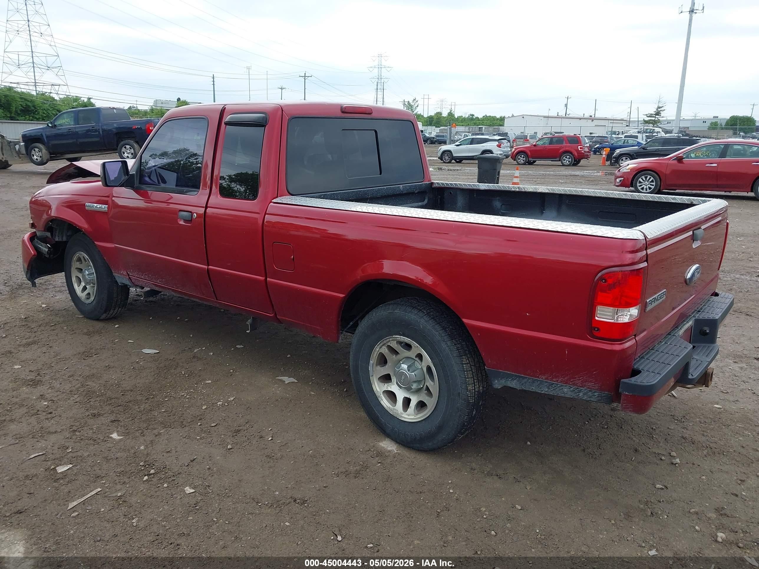 2010 Ford Ranger Sport/xlt Красный vin: 1FTKR4EE7APA29949