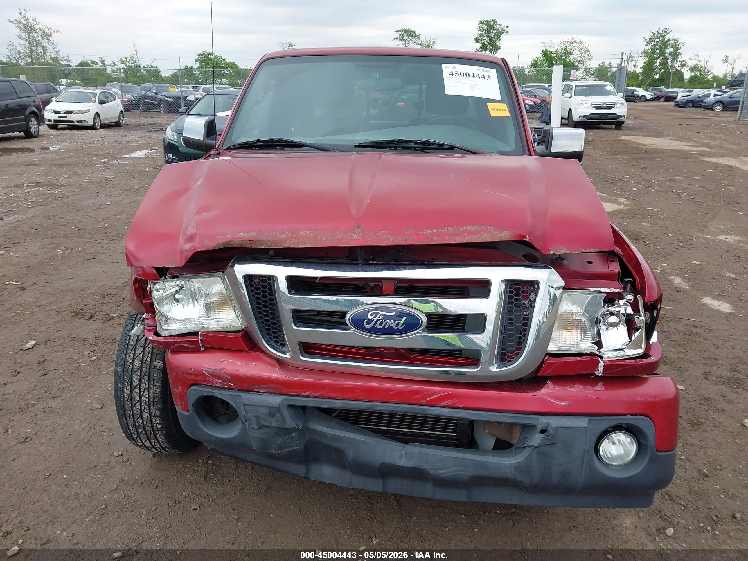 2010 Ford Ranger Sport/xlt Красный vin: 1FTKR4EE7APA29949