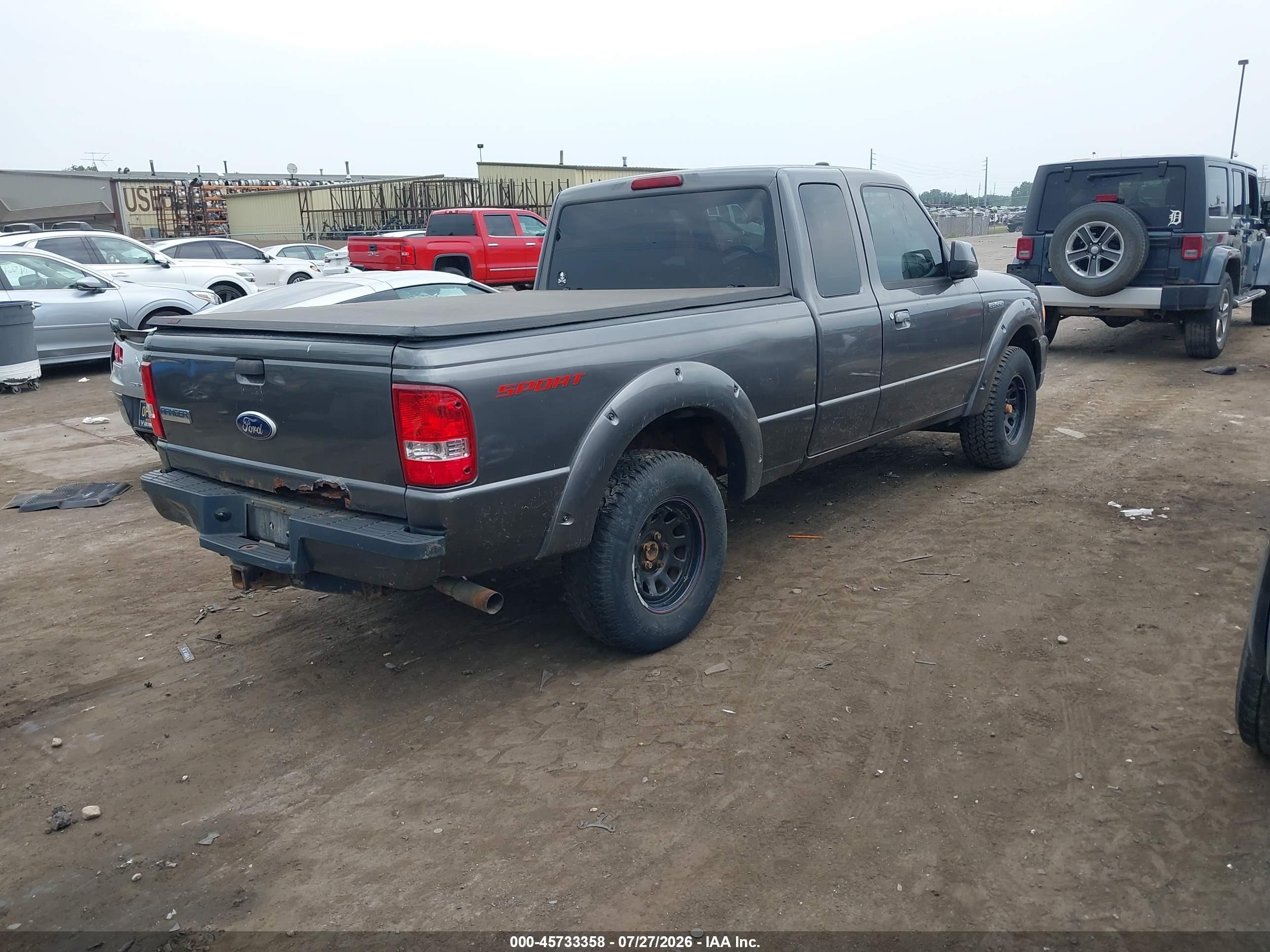 2011 Ford Ranger Sport Gray vin: 1FTKR4EE7BPA57994