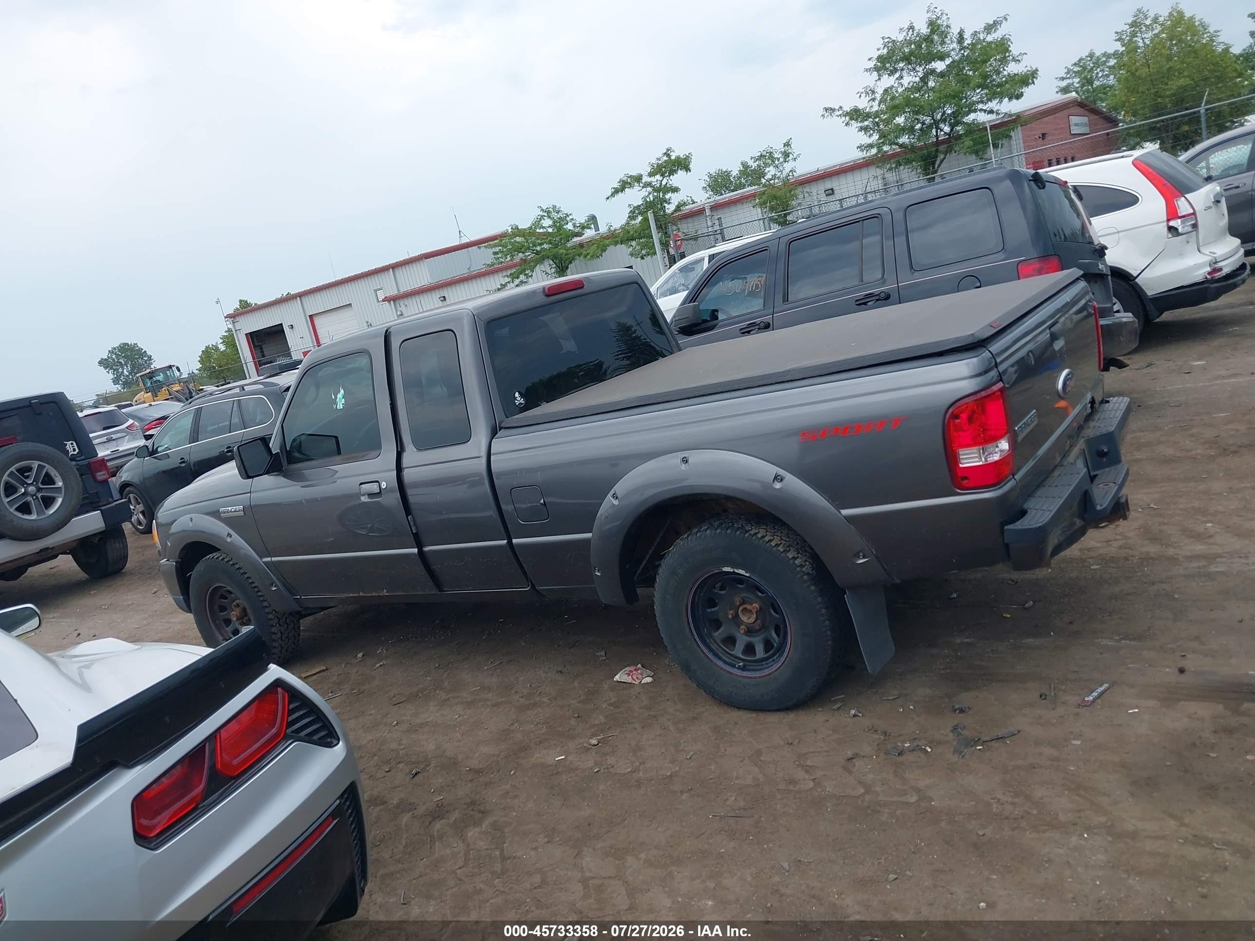 2011 Ford Ranger Sport Gray vin: 1FTKR4EE7BPA57994