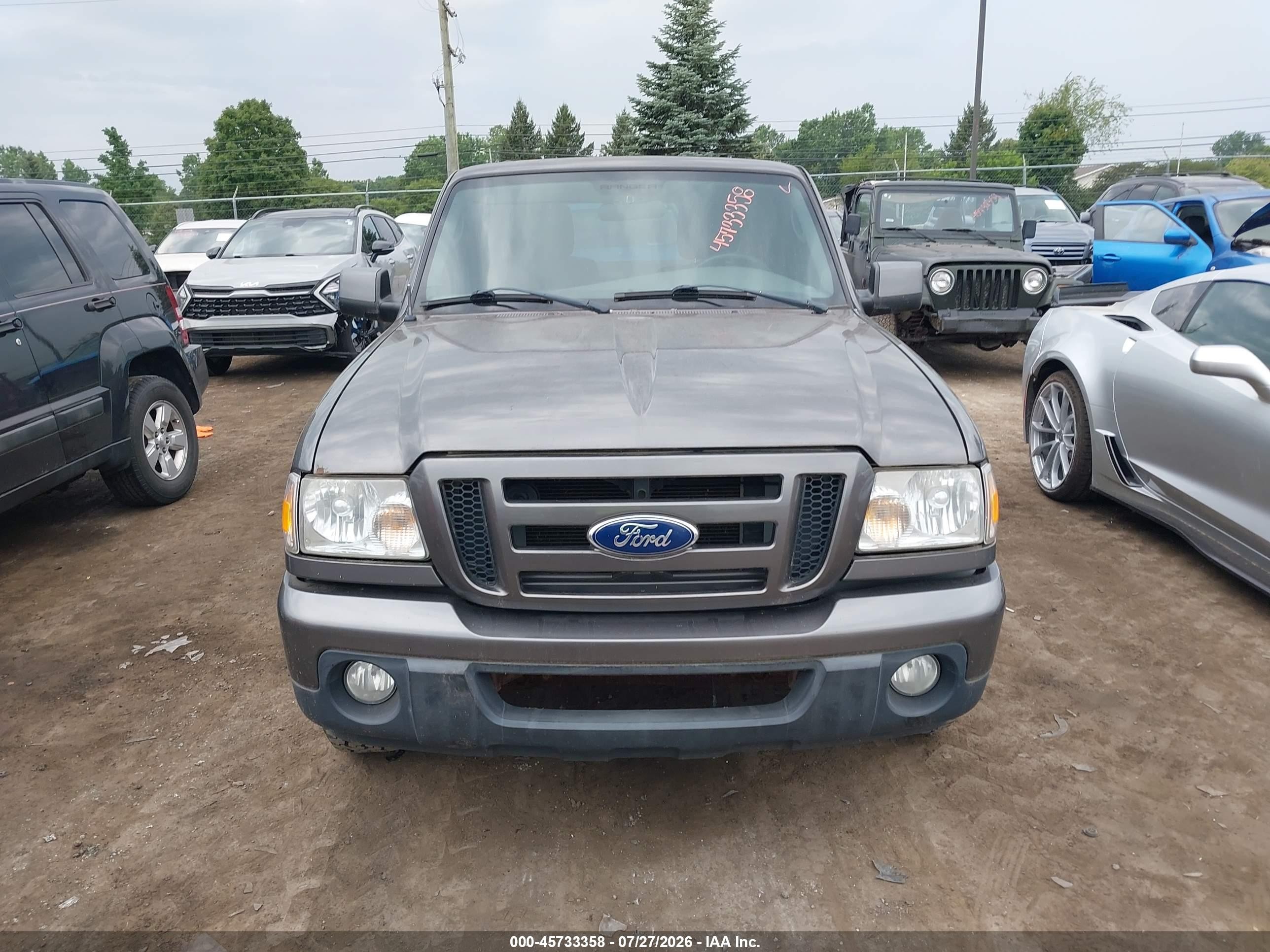 2011 Ford Ranger Sport Gray vin: 1FTKR4EE7BPA57994