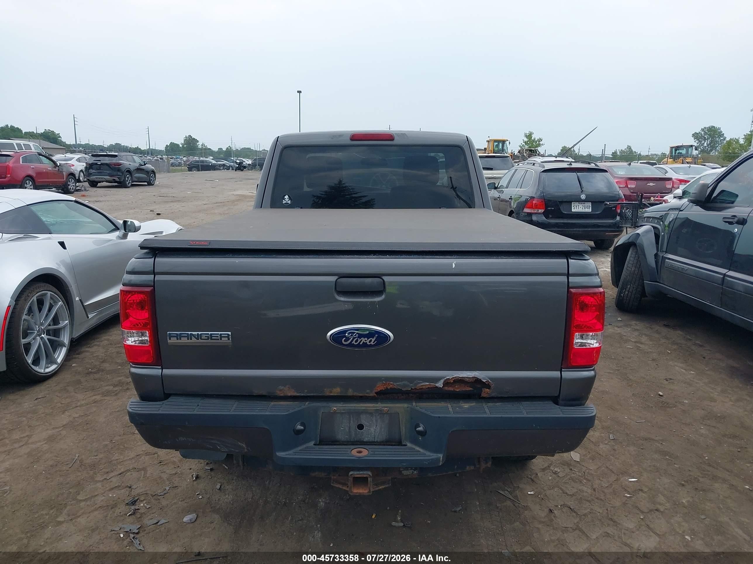 2011 Ford Ranger Sport Gray vin: 1FTKR4EE7BPA57994