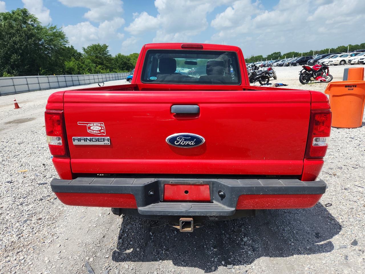 2011 Ford Ranger Super Cab Красный vin: 1FTKR4EE7BPA63181