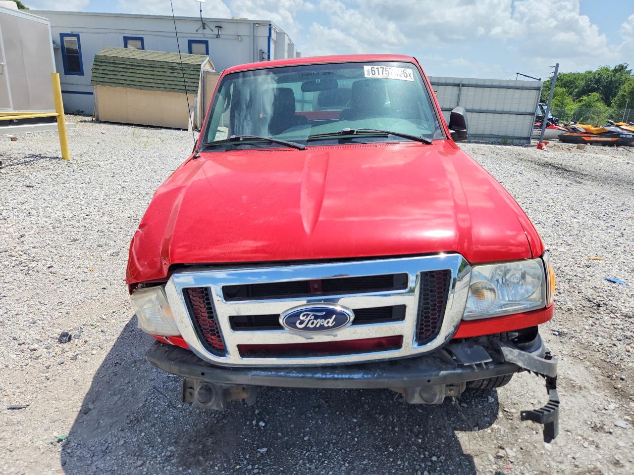 2011 Ford Ranger Super Cab Красный vin: 1FTKR4EE7BPA63181